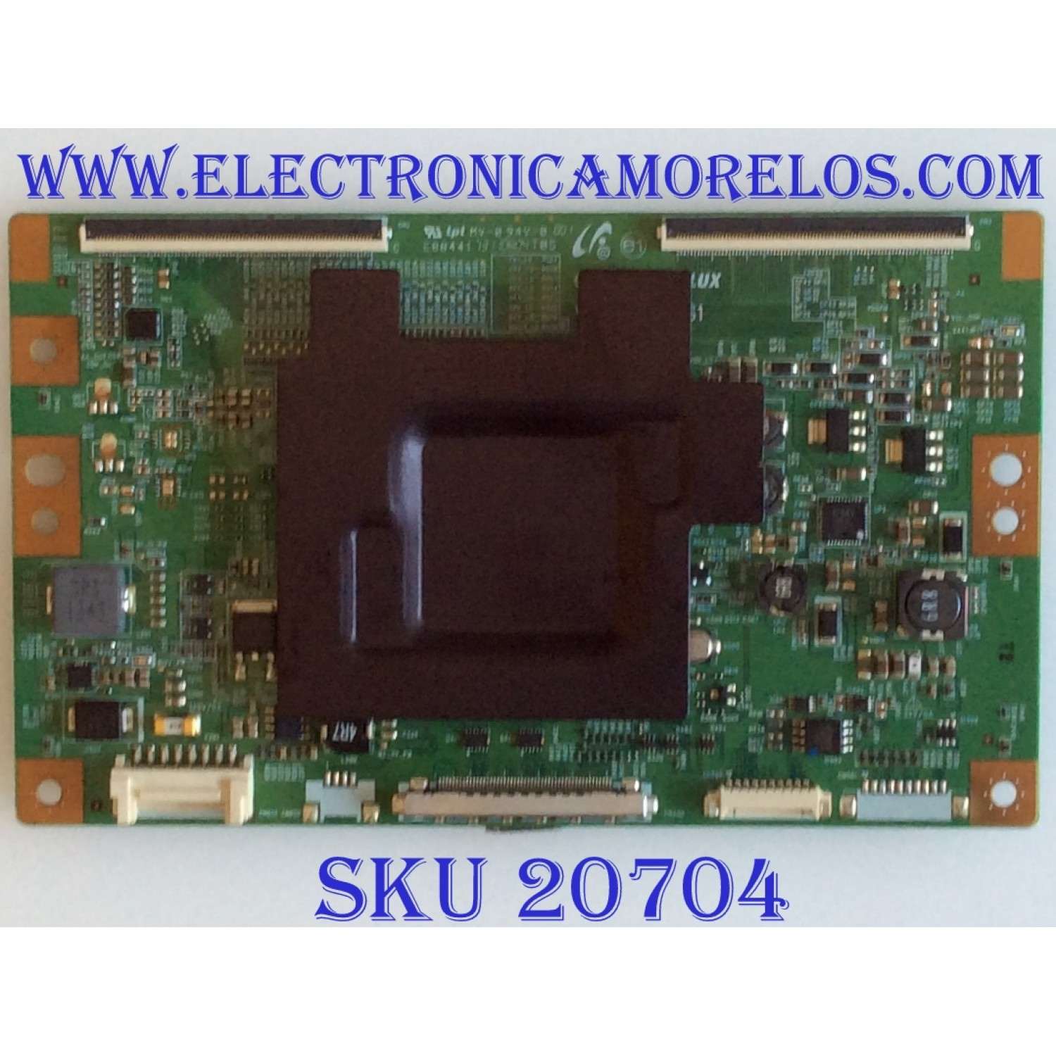 T-CON SAMSUNG / 25576(7)A / V500HK2-CPS1 / 3V8G4CJTT / PANEL CY-HF500CSMV1H / MODELO UN50F6300AFXZA NH02