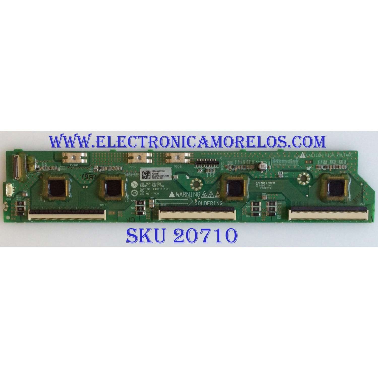 BUFFER LG / ZENITH / EBR63551701 / EAX61315101 / 50T1_YDB / PANEL PDP50T100000 / MODELOS 50PJ340-UC AUSLLHR / 50PJ350-UB AUSLLUR / 50PJ350C-UB AUSLLHR / Z50PJ240-UB AUSLZUR