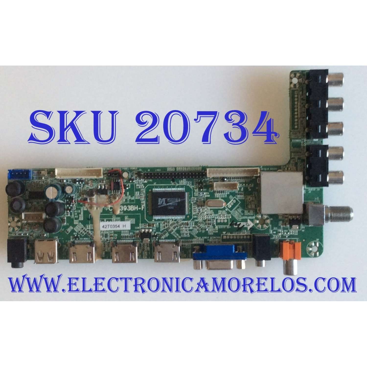 MAIN WESTINGHOUSE / 42T0354 / CV3393BH-F-11 / F50CV3393BHF11001 / LTE50308 / PANEL D500D3-GG55-COX / MODELO DWM50F3G1 TW-77521-A050D