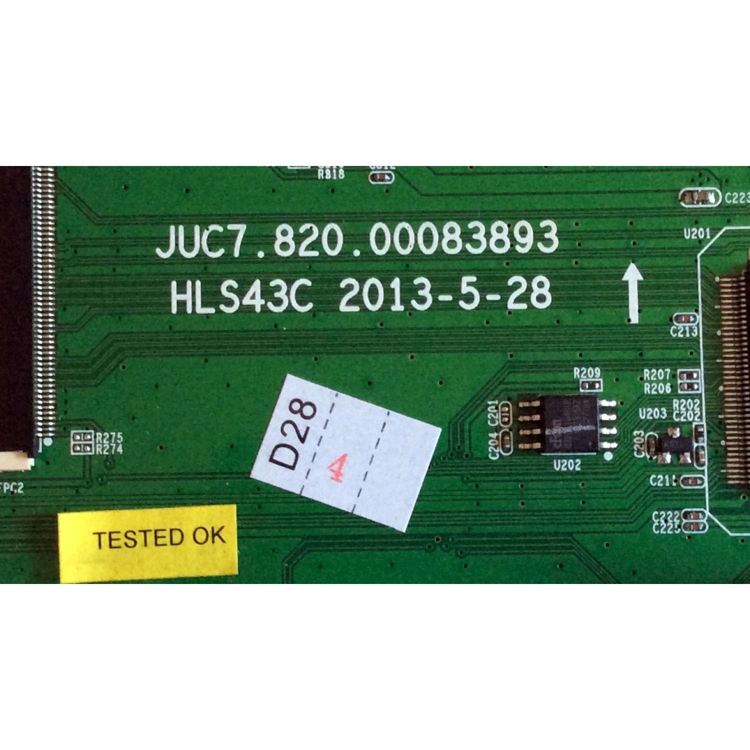 MAIN RCA / 920D3NU / JUC7.820.00083893 / HLS43C / MODELO  - Imagen 3