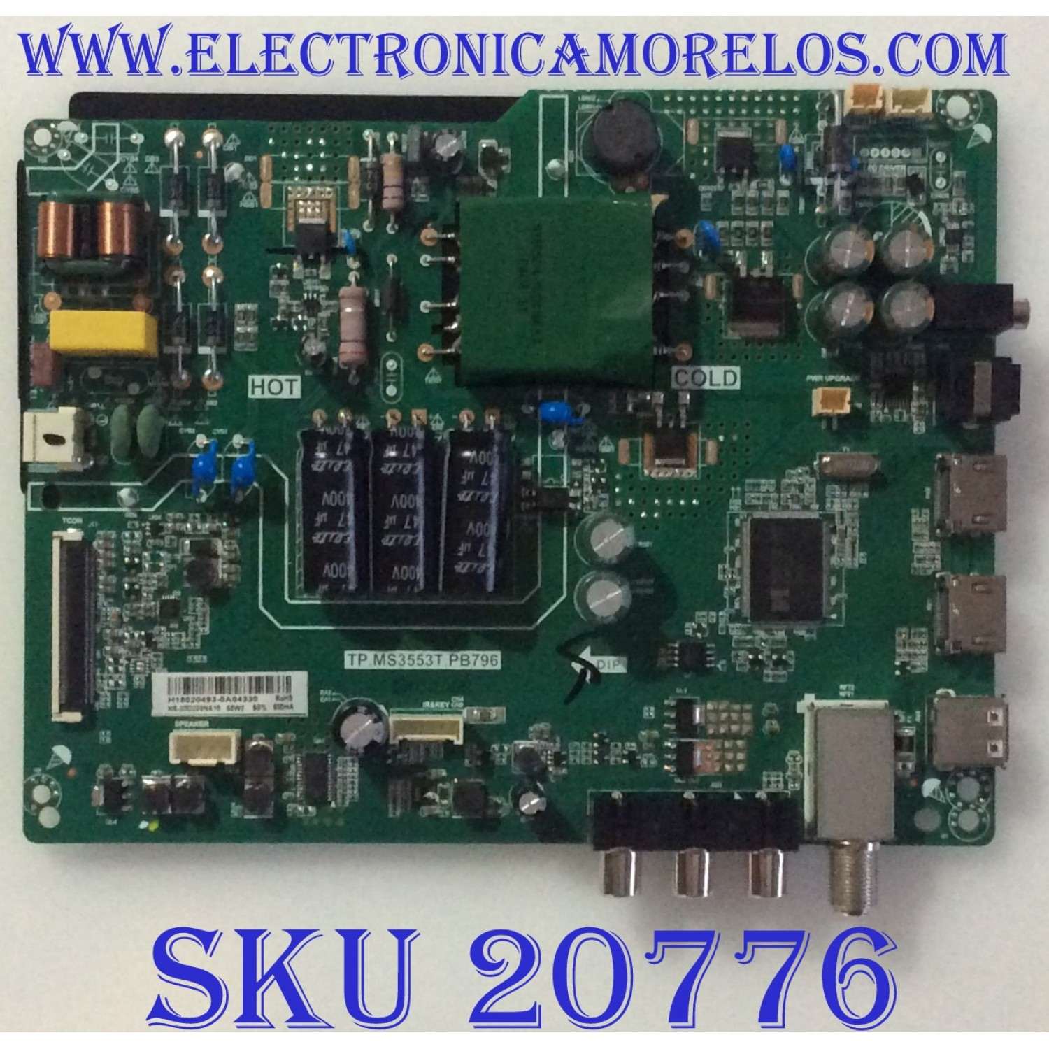 MAIN FUENTE (COMBO) INSIGNIA / 3200453219 / TP.MS3553T.PB796 / H18020493 / 320021043002005 / PANEL BOEI320WX1-01 / MODELO 