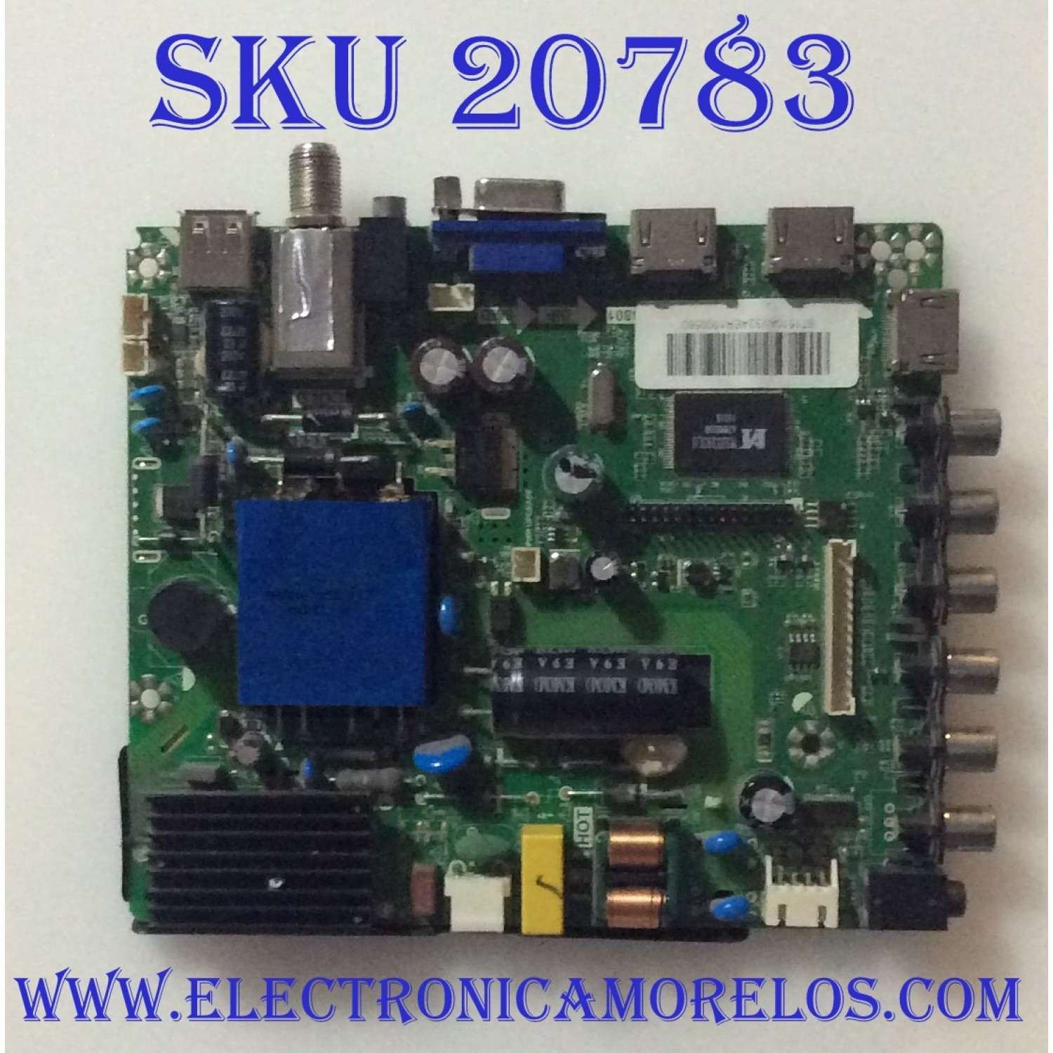 MAIN FUENTE  (COMBO) AVERA / 32AER10 / TP.MS3393.PB801 / K15100379 / PANEL ST3151A04-8 / MODELO 32AER10