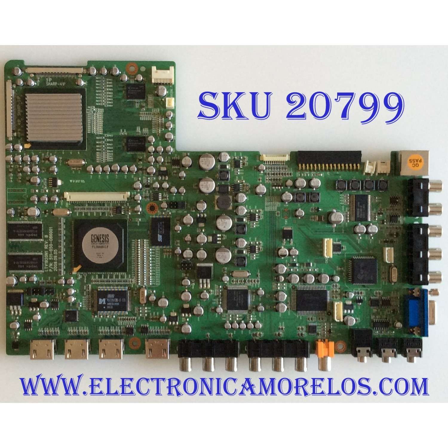 MAIN NUVISION / 511-050-086001 / LTV1920N1 / 335-23000-0101 / PANEL LTA460HF07 C01 / MODELO NVU46FX5LS / NVU40FX5LS