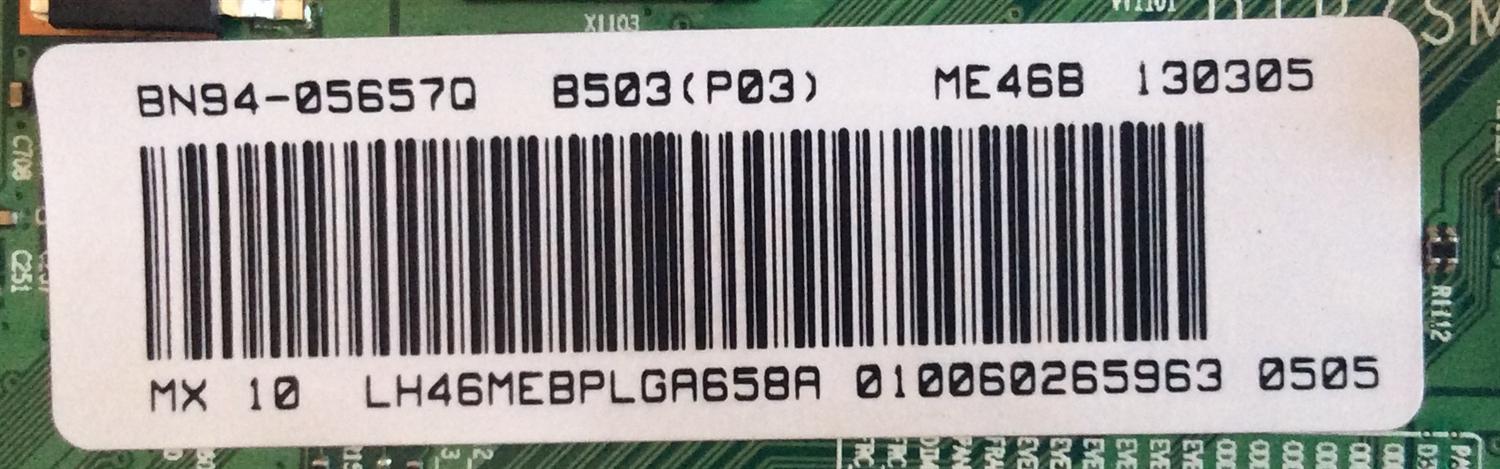 MAIN SAMSUNG / BN94-05657Q / BN41-01869A / BN97-06630G / PANEL LTJ460HN08-V / MODELO LH46MEBPLGA/ZA SS01 - Imagen 3