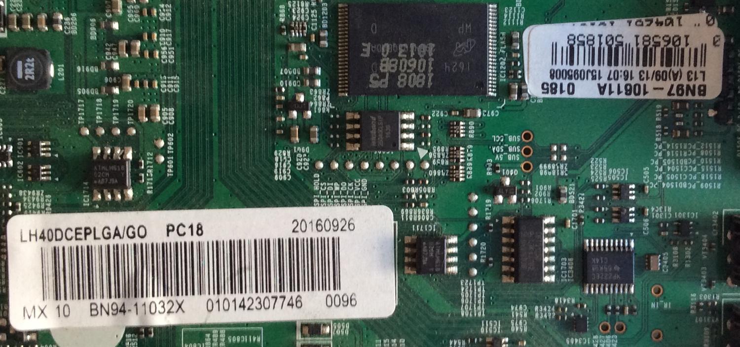 MAIN SAMSUNG / BN94-11032X / BN41-02490C / BN97-10611A / PANEL CY-GH040BGLVPH / MODELO LH40DCEPLGA/GO FB02 - Imagen 2