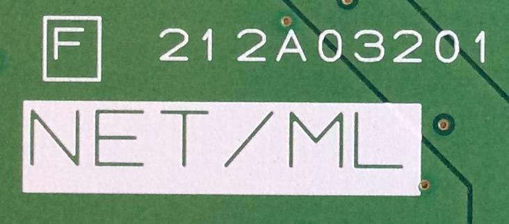 PWB NET ML MITSUBISHI / 934C339001 / 212A03201 / 08-00-70-F1-CE-66 / LT-462493000354L / PANEL LTA460HF09 / MODELO LT-46249 - Imagen 4
