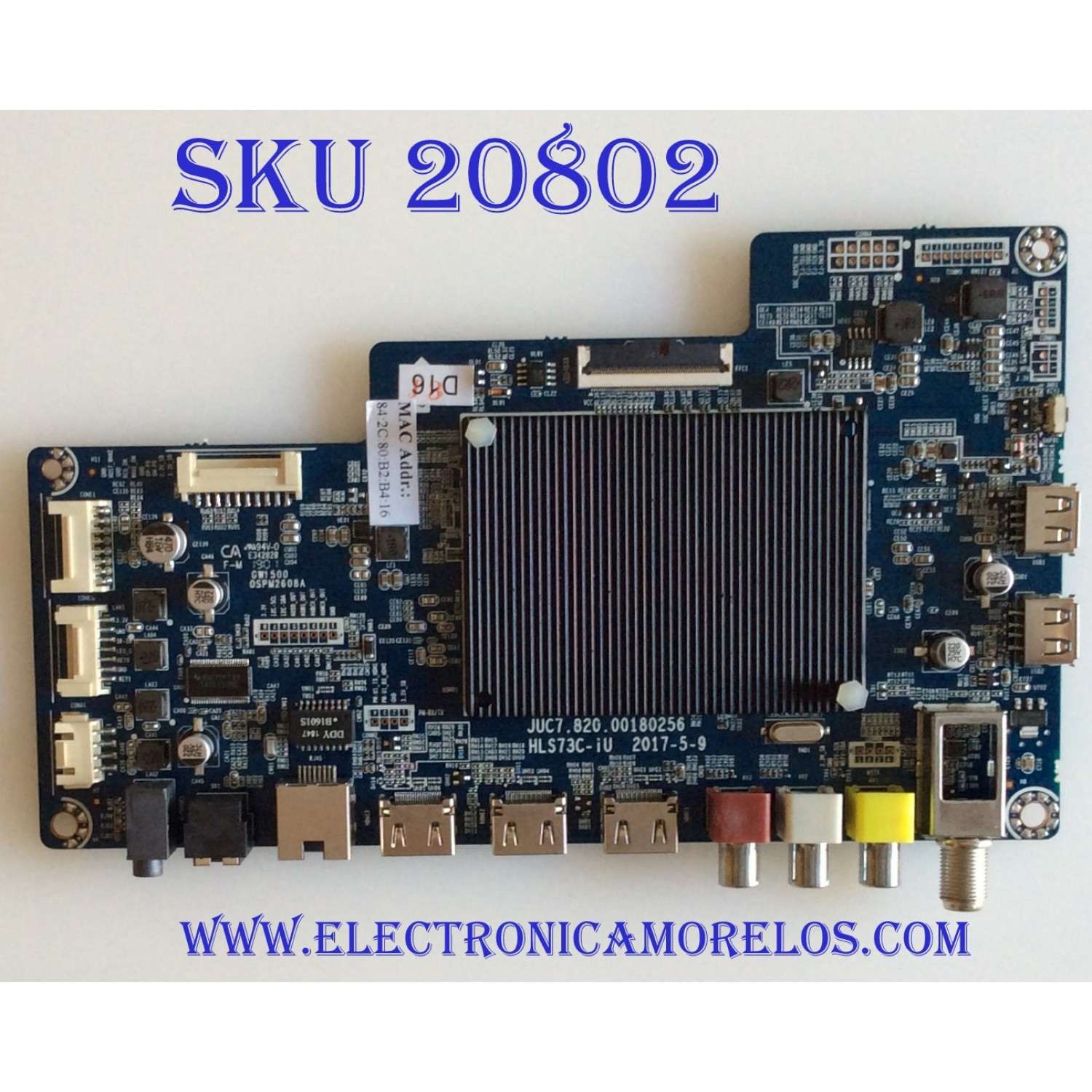 MAIN ELEMENT / E4SC5018RKU /JUC7.820.00180256 / HLS73C-IU / PANEL C500U18-E61-P  / MODELO E4SC5018RKU X8Q0H