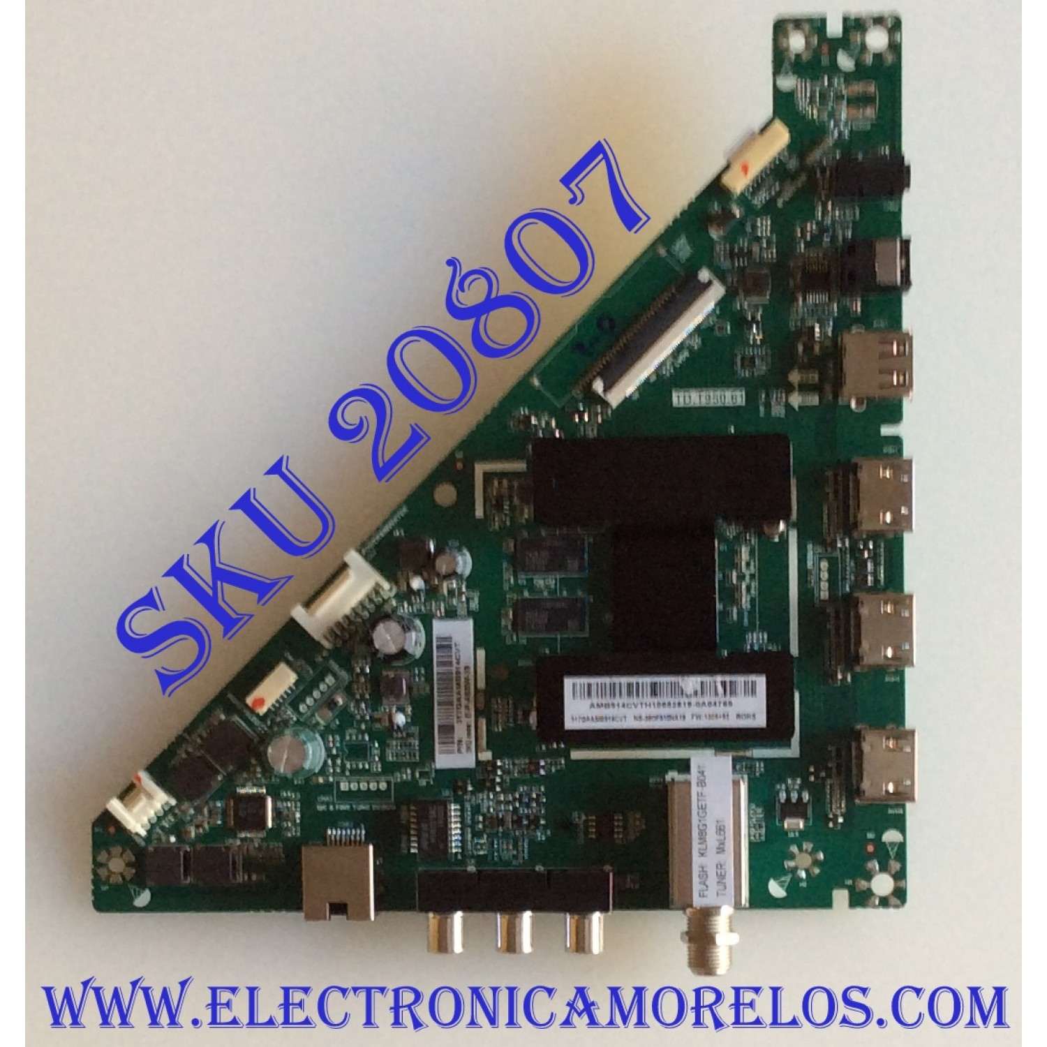 MAIN INSIGNIA / 317GAAMB914CVT / TD.T950.61 / T390HVN05.0 / H18082819 / PANEL TPT390J1-QVN05.U REV:S000E / MODELO NS-39DF510NA19