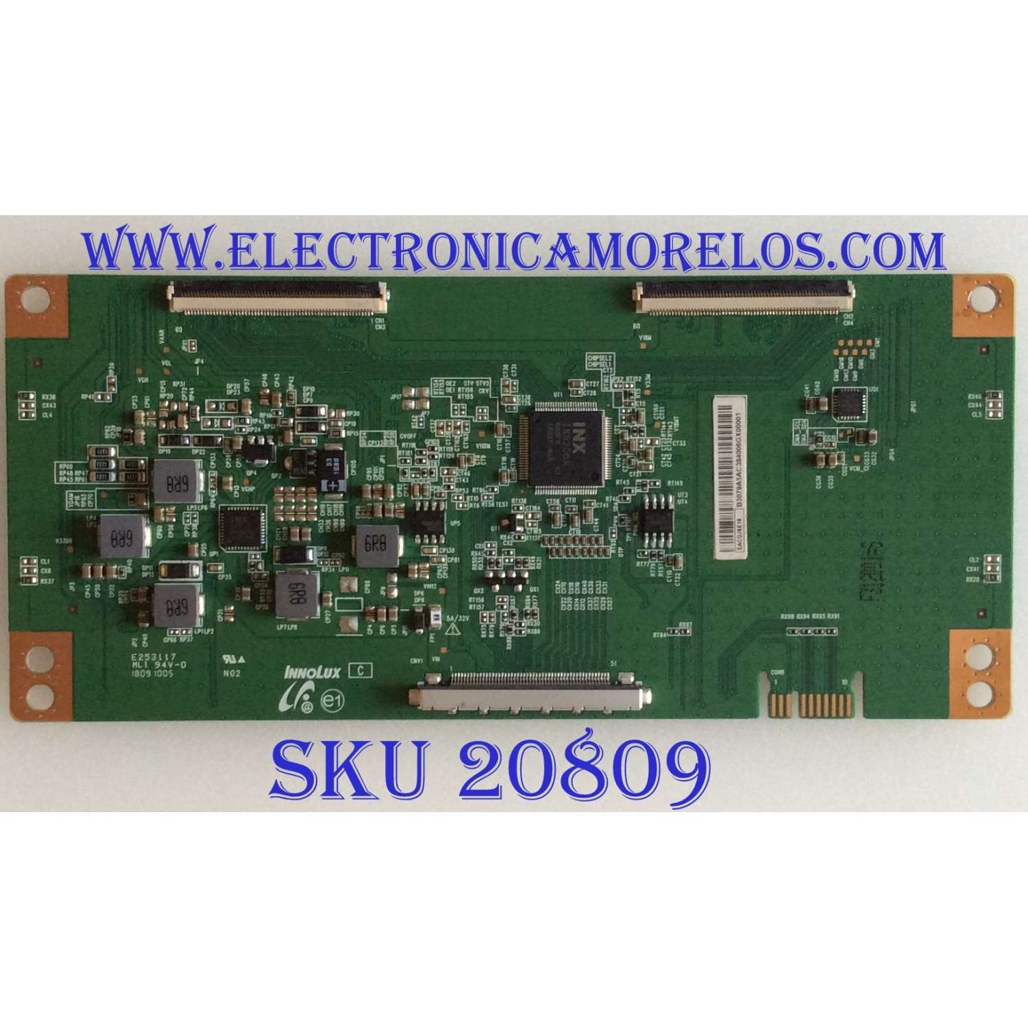 T-CON PARA TV LG / NUMERO DE PARTE EACDJ6E18 / PANEL HC500DQN-VCUL1-914X / MODELOS 50UK6090PUA / 50UK6090PUA.BUSJLJR LG / 50UK6500AUA / 50UK6500AUA.BUSJLOR / 50UK6500AUA.BUSJLJR
