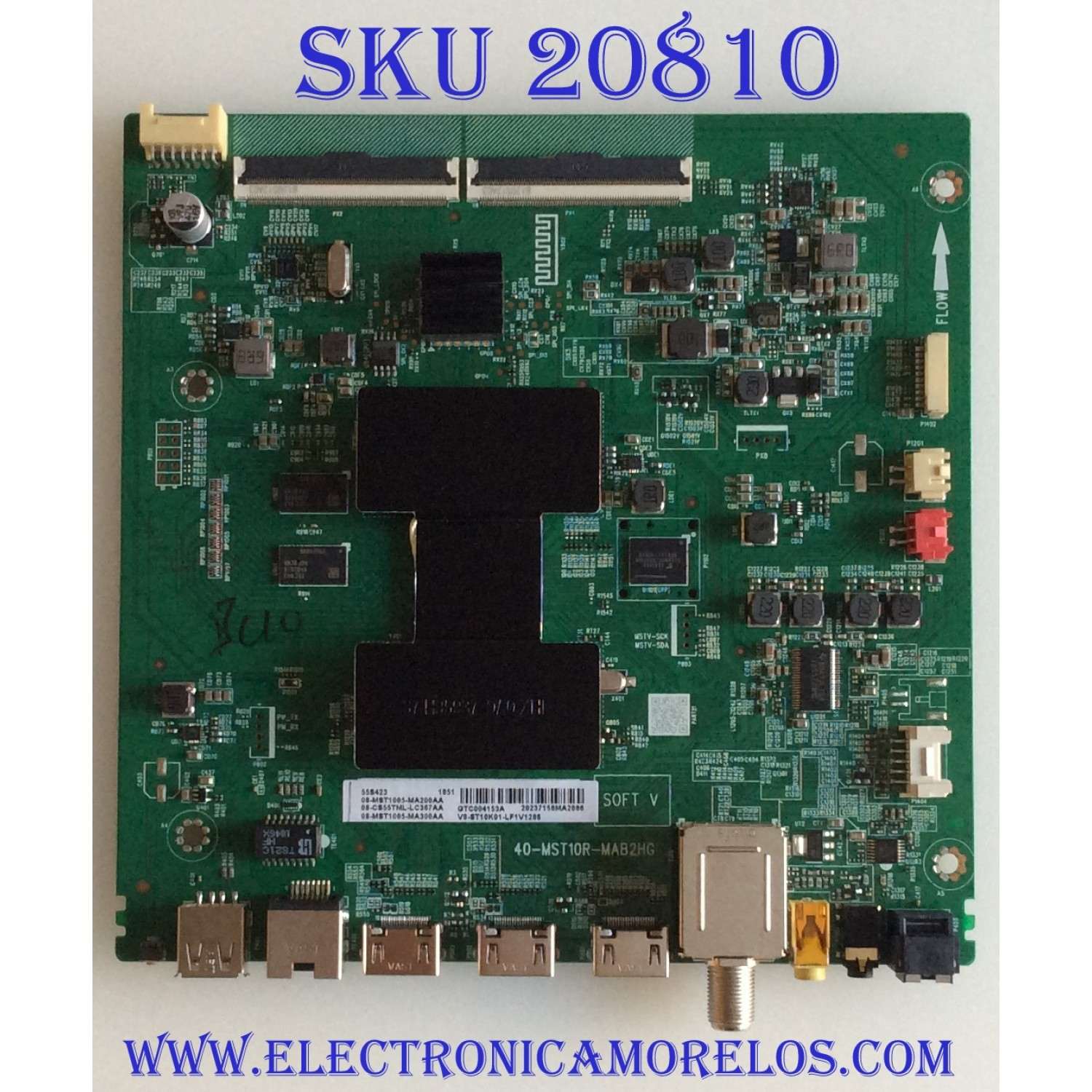 MAIN TCL / 08-CS55TML-LC367AA / 40-MST10R-MAB2HG / 08-MST1005-MA300AA / 08-MST1005-MA200AA / V8-ST10K01-LF1V1286 / PANEL LVU550NDEL / MODELOS 55S423TCAA / 55S425LACA / 55S423LCAA 