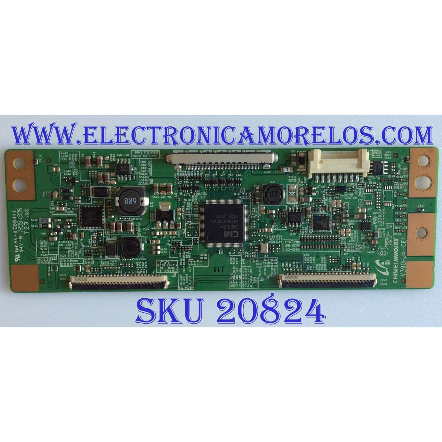 T-CON SAMSUNG / V390HJ4-CE1 / 3G3P4DTT / PANEL CY-DF390BGMV1H / MODELO