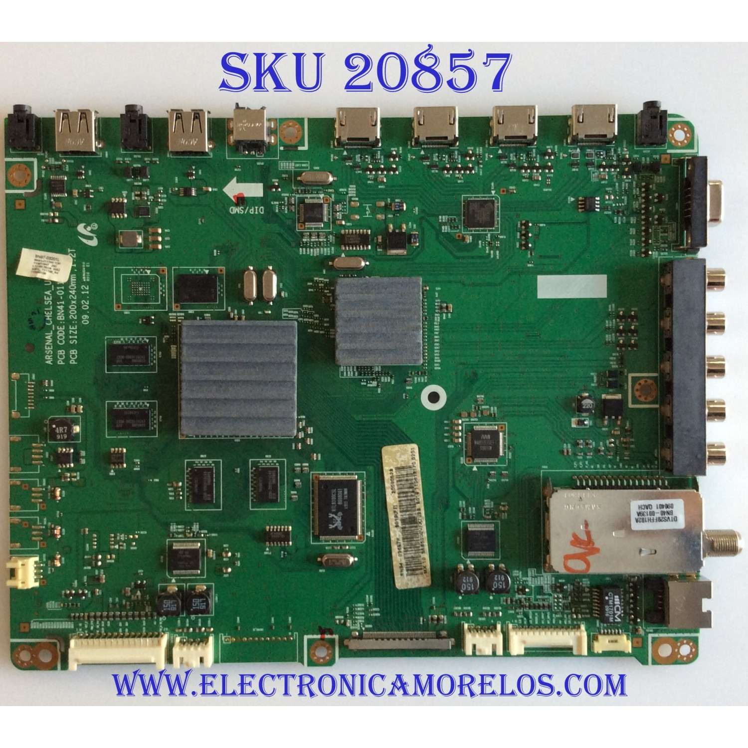 MAIN SAMSUNG / BN94-02657P / BN41-01170B / BN97-03201L / PANEL LTF550HF04-A01  / MODELO UN55B6000VFXZA / (REVISAR CONECTORES)
