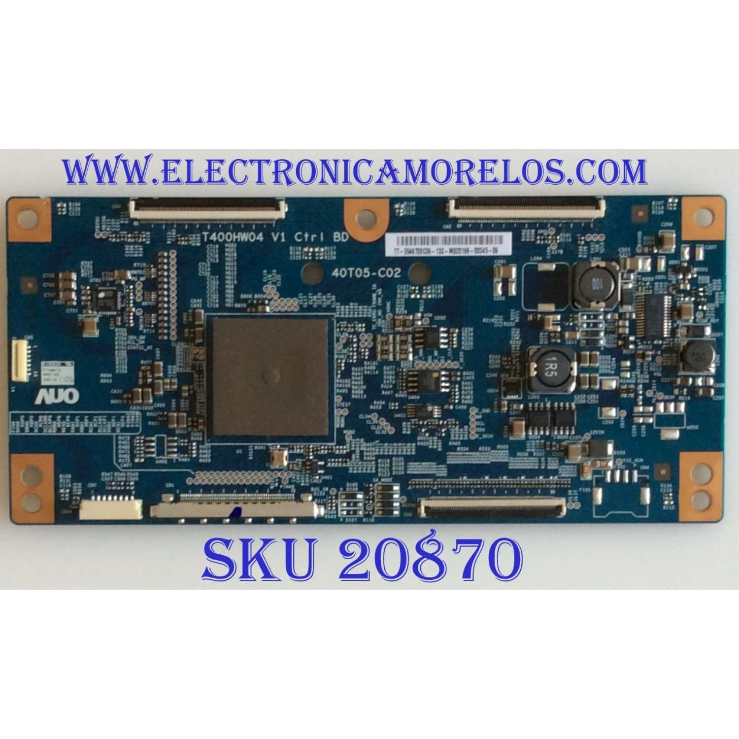 T-CON SONY / 55.46T09.C06 / T400HW04 / 5546T09C06 / PANEL T460HW08 V.2 / MODELOS KDL-46EX621 / KDL-46EX720 / KDL-46EX750 / KDL-46EX620