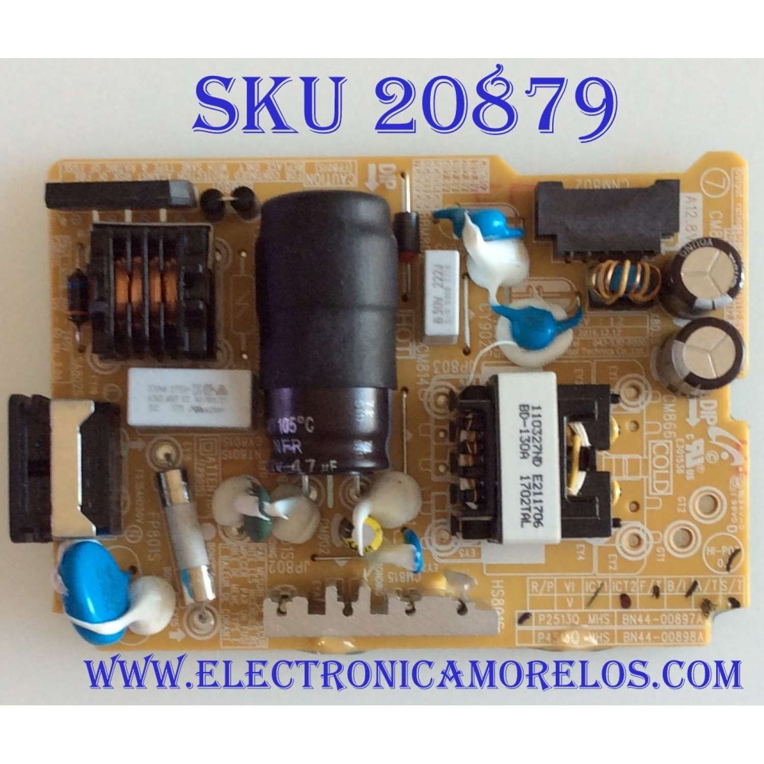 DC VSS POWER BOARD SAMSUNG / BN44-00897A / P2513Q_MHS / MODELOS QN65Q7CDMFXZA / QN75Q75FMFXZA / UN65LS003AFXZA / QN55Q7FAMFXZA / UN55LS003AFXZA / QN88Q9FAMFXZA / QN55Q7CDMFXZA / QN65Q7FDMFXZA / QN55Q7FDMFXZA / UN43LS003AFXZA