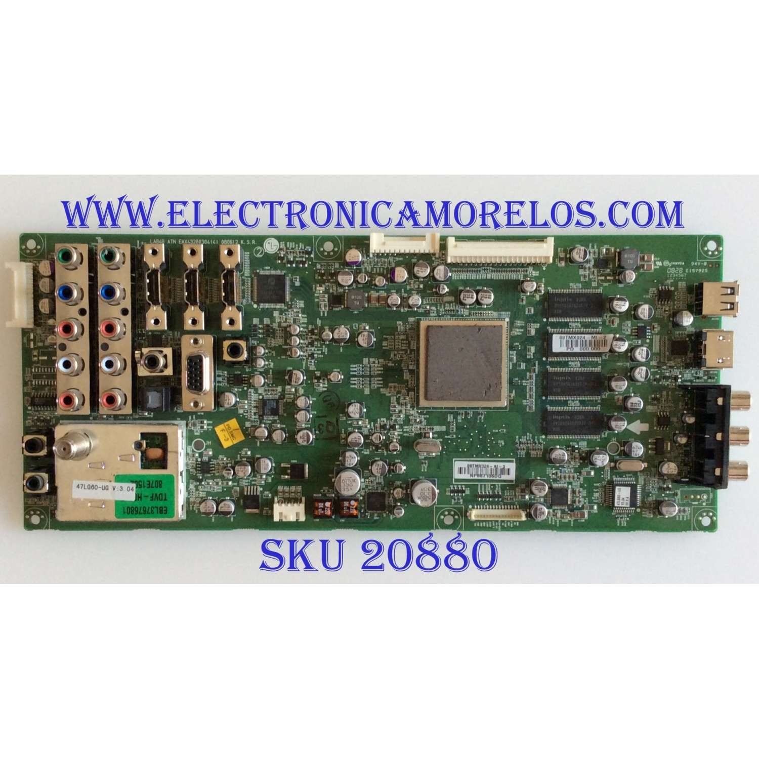MAIN LG / EBR56486701 / EAX43280304 (4) / 47LG60-UG / PANEL LC470WUF(SA)(B1) / MODELO 47LG60-UG.AUSQLJM