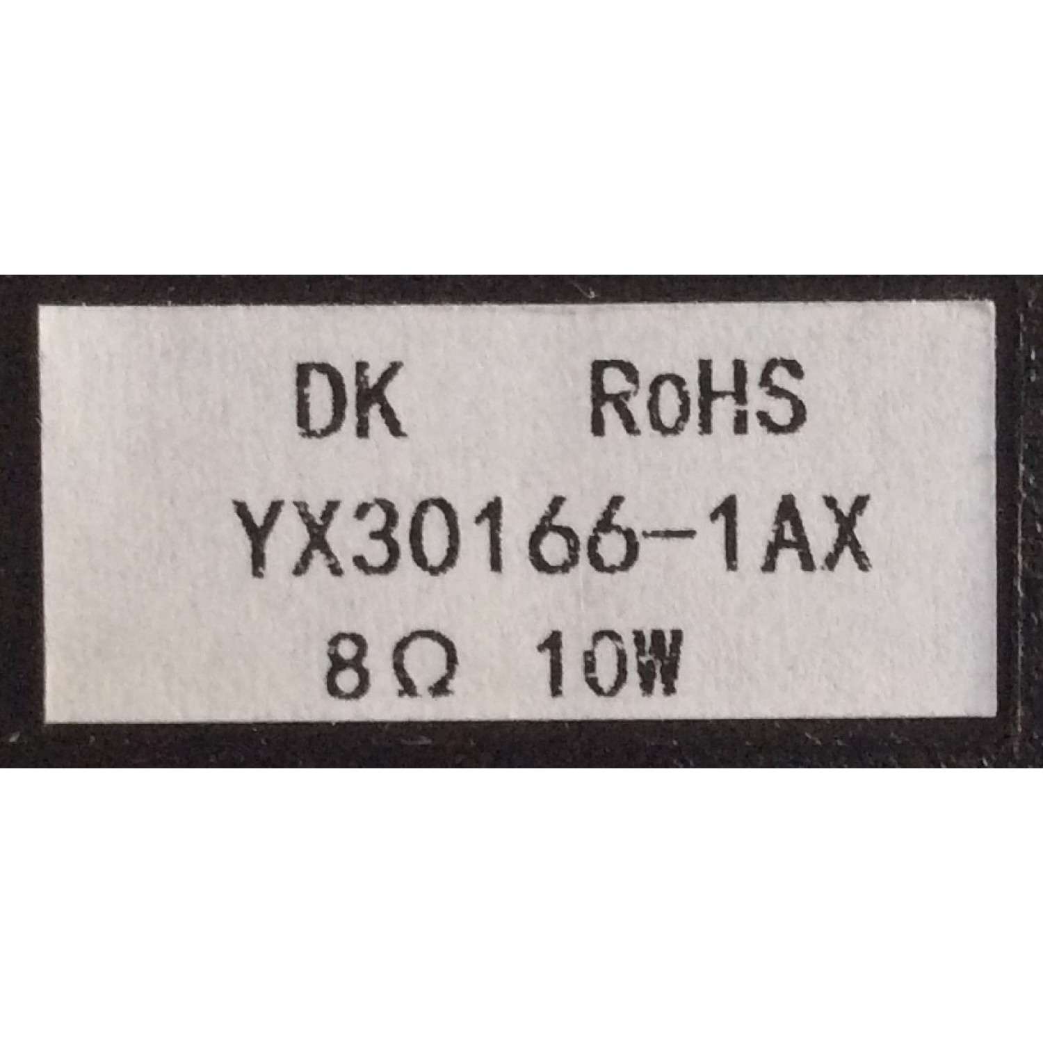 KIT DE BOCINAS PARA TV RCA / YX30166-1AX / MODELO RTU7575 - Imagen 2