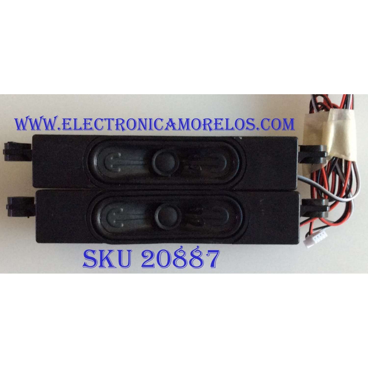 KIT DE BOCINAS PARA TV RCA / YX30166-1AX / MODELO RTU7575