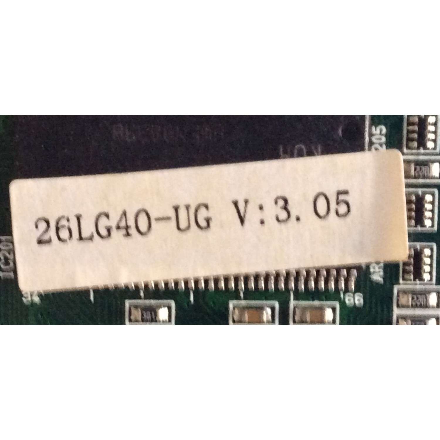 MAIN LG / 26LG40-UG / EAX50414101(12) / EBL37676801 / PANEL T260XW02 V.M XXXXG / MODELO 26LG40-UG.AWMTLVM - Imagen 2