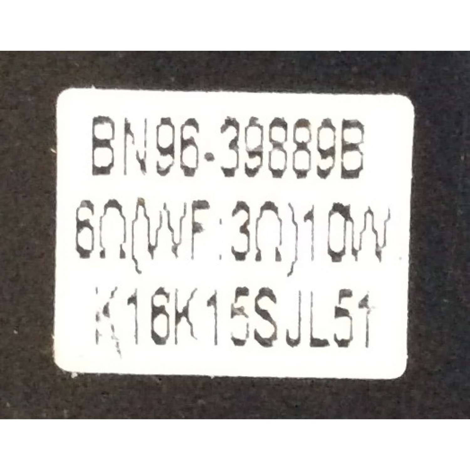 BOCINA PARA SAMSUNG TV /  BN96-39889B / MODELO / K16K15SJL51 / UN65NU7300F - Imagen 3
