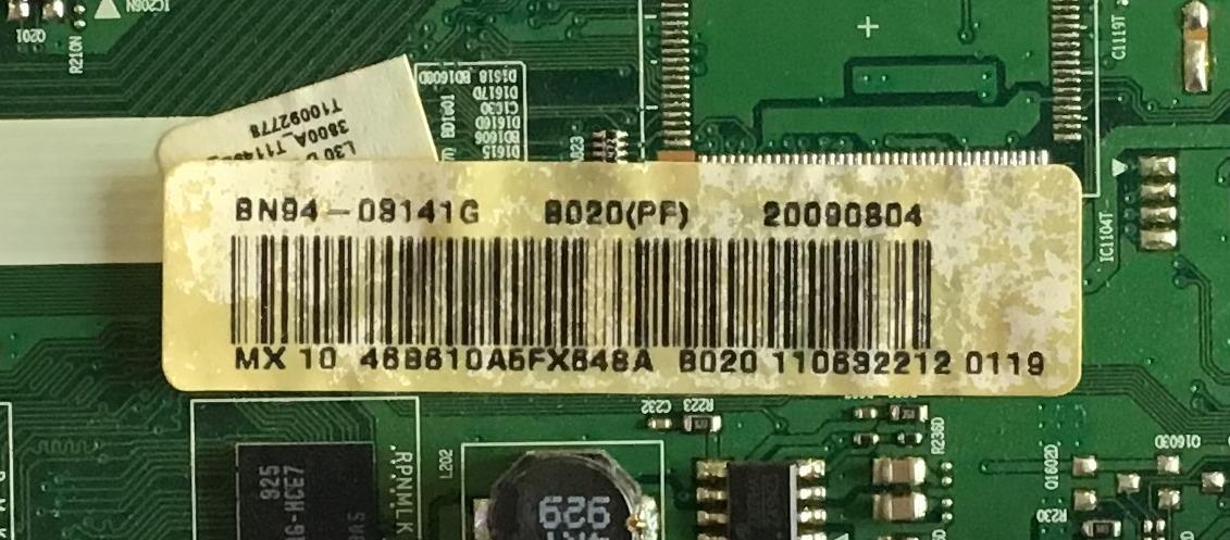 MAIN SAMSUNG / BN94-03141G / BN41-01149B / BN97-03800A / PANEL'S T460HW03 V.5 / T460HW03 V.9 / MODELO LN46B610A5FXZA AA03 - Imagen 4