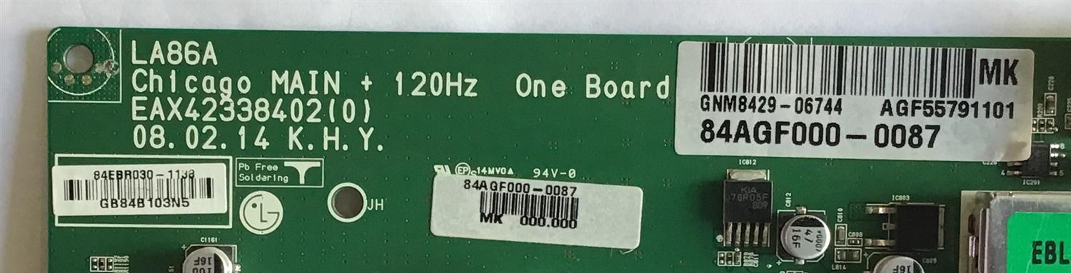MAIN LG / GF55791101 / EAX42338402(0) / PANEL LC470WUD-(SA)(A1) / MODELO 47LG70-UA AUSQLJM - Imagen 2