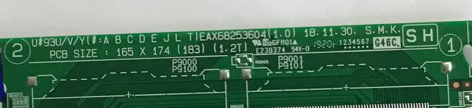 MAIN LG / EBT66233903 / EAX68253604(1.0) / PANEL NC600DQE-VSHP1 / DISPLAY JE601R3HC17 / MODELOS 60UM6900PUA.BUSNLOR / 60UM6900PUA.BUSNDOR - Imagen 2