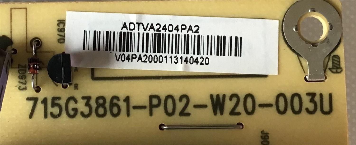 FUENTE DE PODER PHILIPS / ADTVA2404PA2 / 715G3861-P02-W20-003U / MODELO 32HFL5662L/F7 - Imagen 2