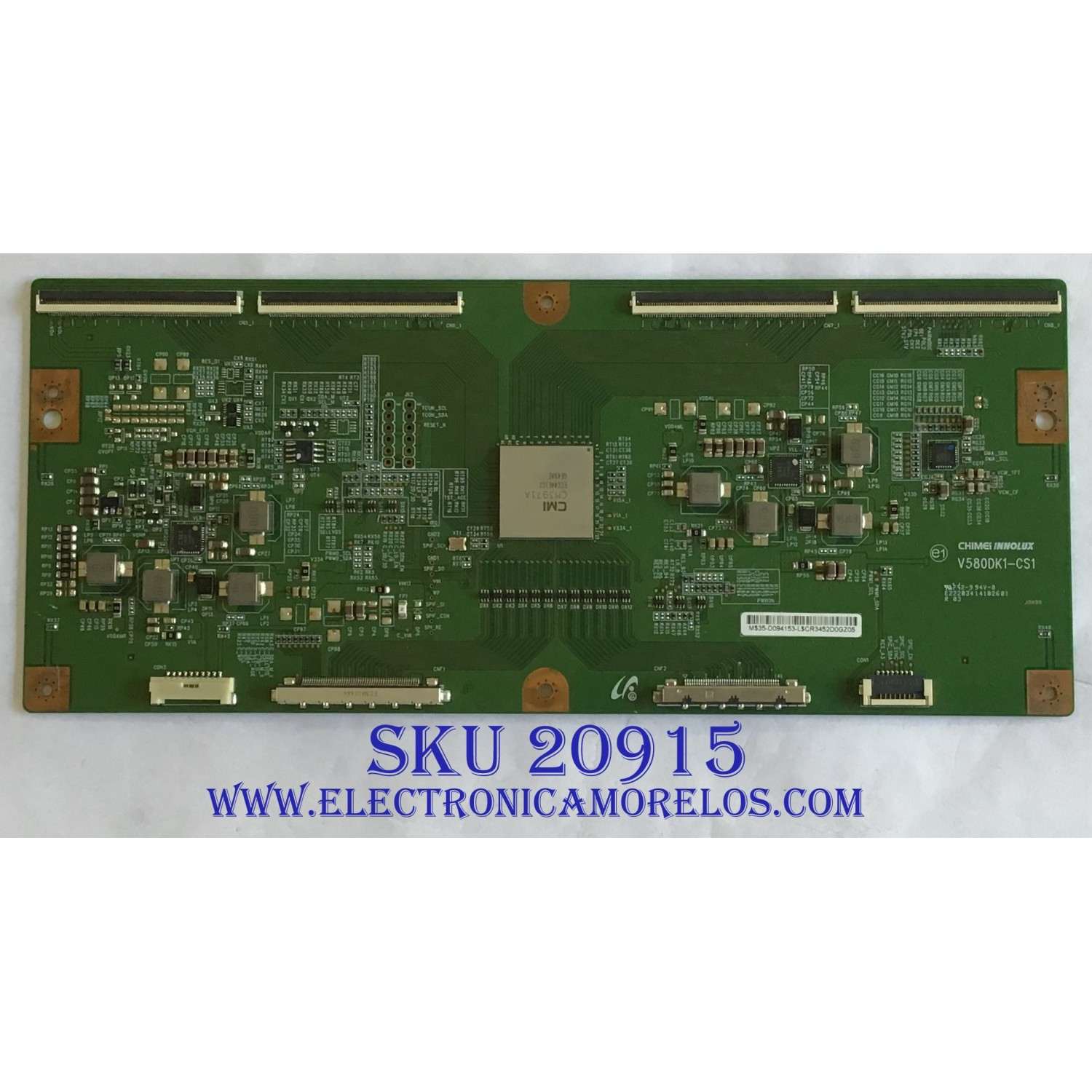 T-CON PROSCAN / 35-D094153 / V580DK1-CS1 / PANEL XYD50BA01 / MODELO PLDED5068A-D