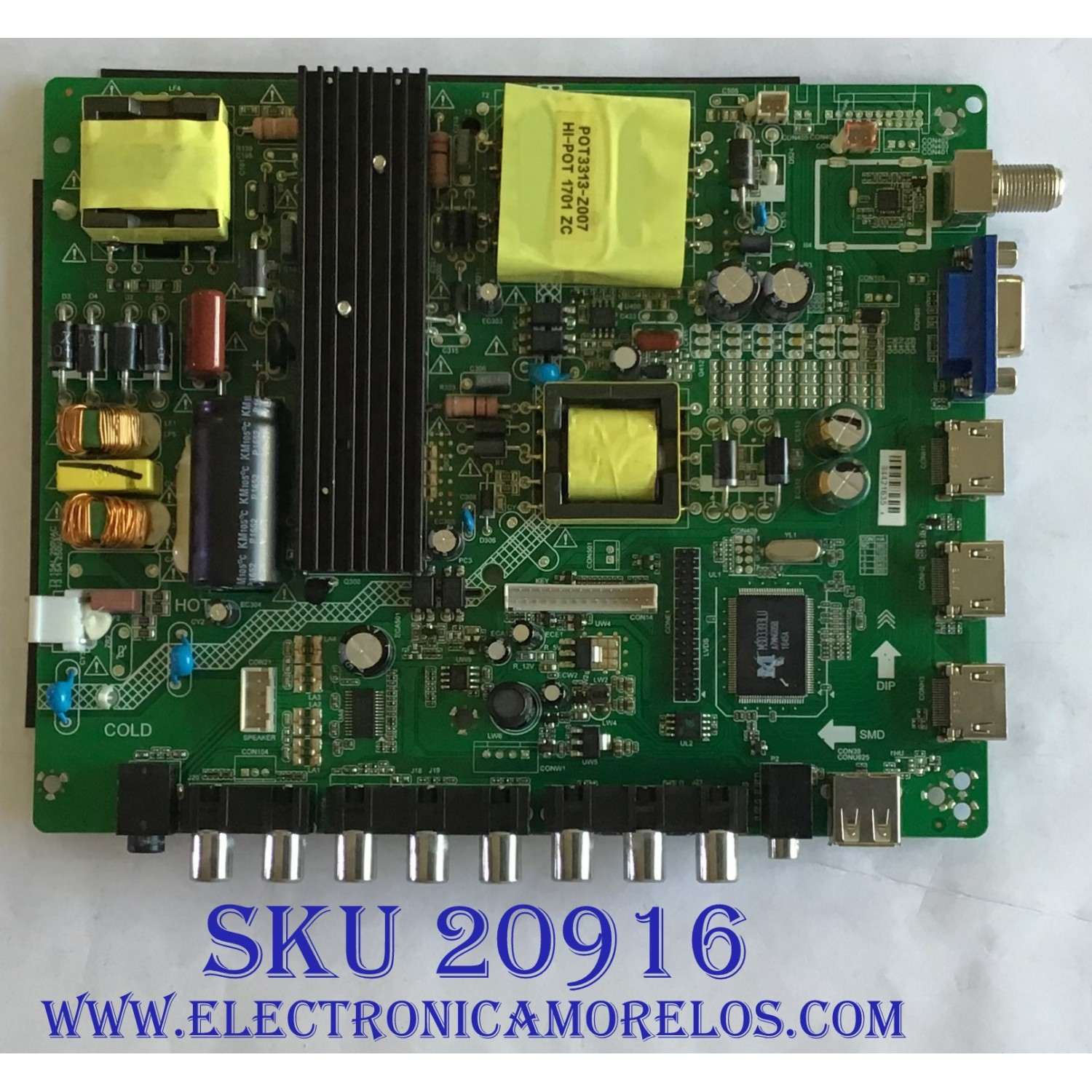 MAIN FUENTE (COMBO) PROSCAN / PLDED5068A-D / ZP.VST.3393.C / 3393C16123101558 / PANEL XYD50BA01 / MODELO PLDED5068A-D