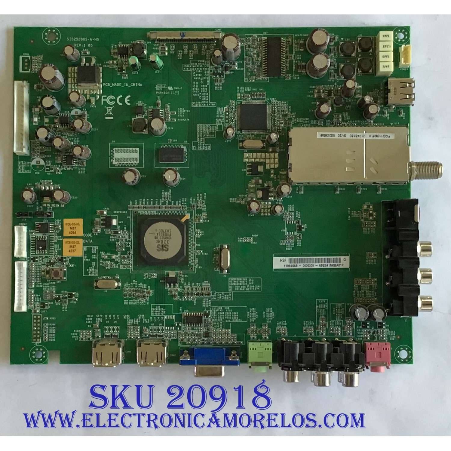 MAIN WESTINGHOUSE / 69.EB41M.0BA / SIS2528US-A-HS / WDE-SIS-32L / PANEL V320BJ2-P01 REV.C1 / MODELO LD-3235 TW-64411-U032E