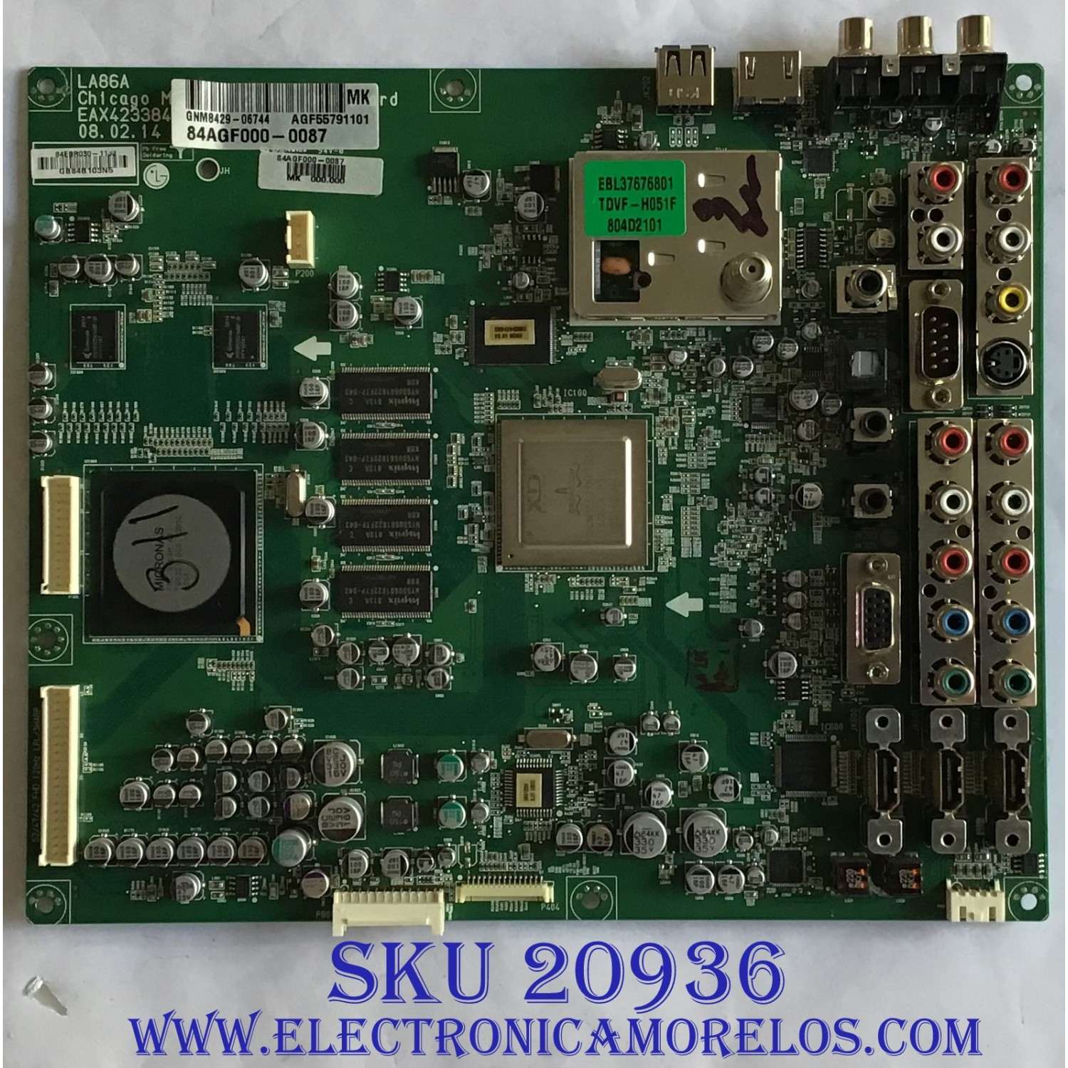MAIN LG / GF55791101 / EAX42338402(0) / PANEL LC470WUD-(SA)(A1) / MODELO 47LG70-UA AUSQLJM
