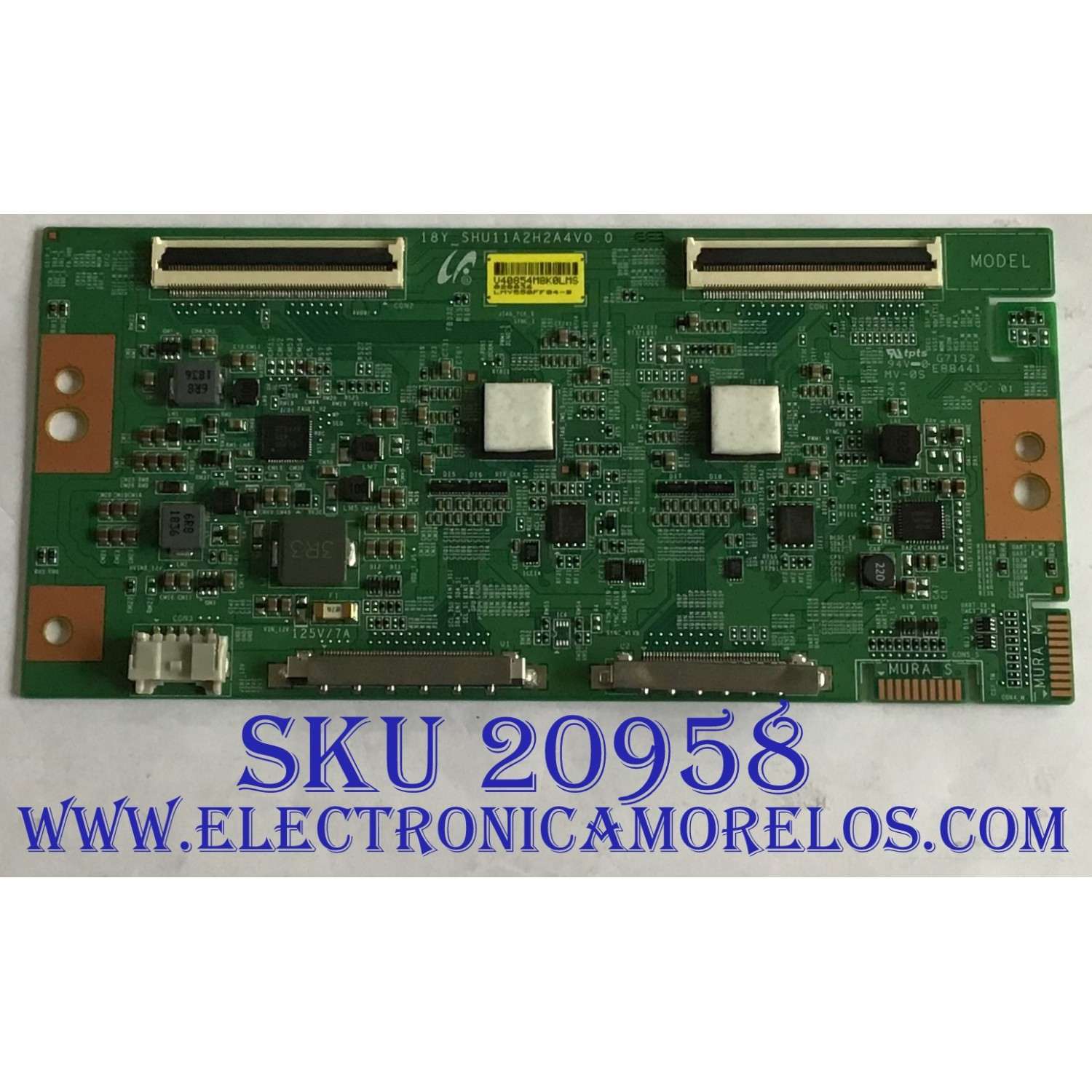 T-CON SONY / LJ94-40854M / 18Y_SHU11A2H2A4V0.0 / LMY550FF04-B / PANEL YD8F007DND01B / MODELO XBR-55X900F