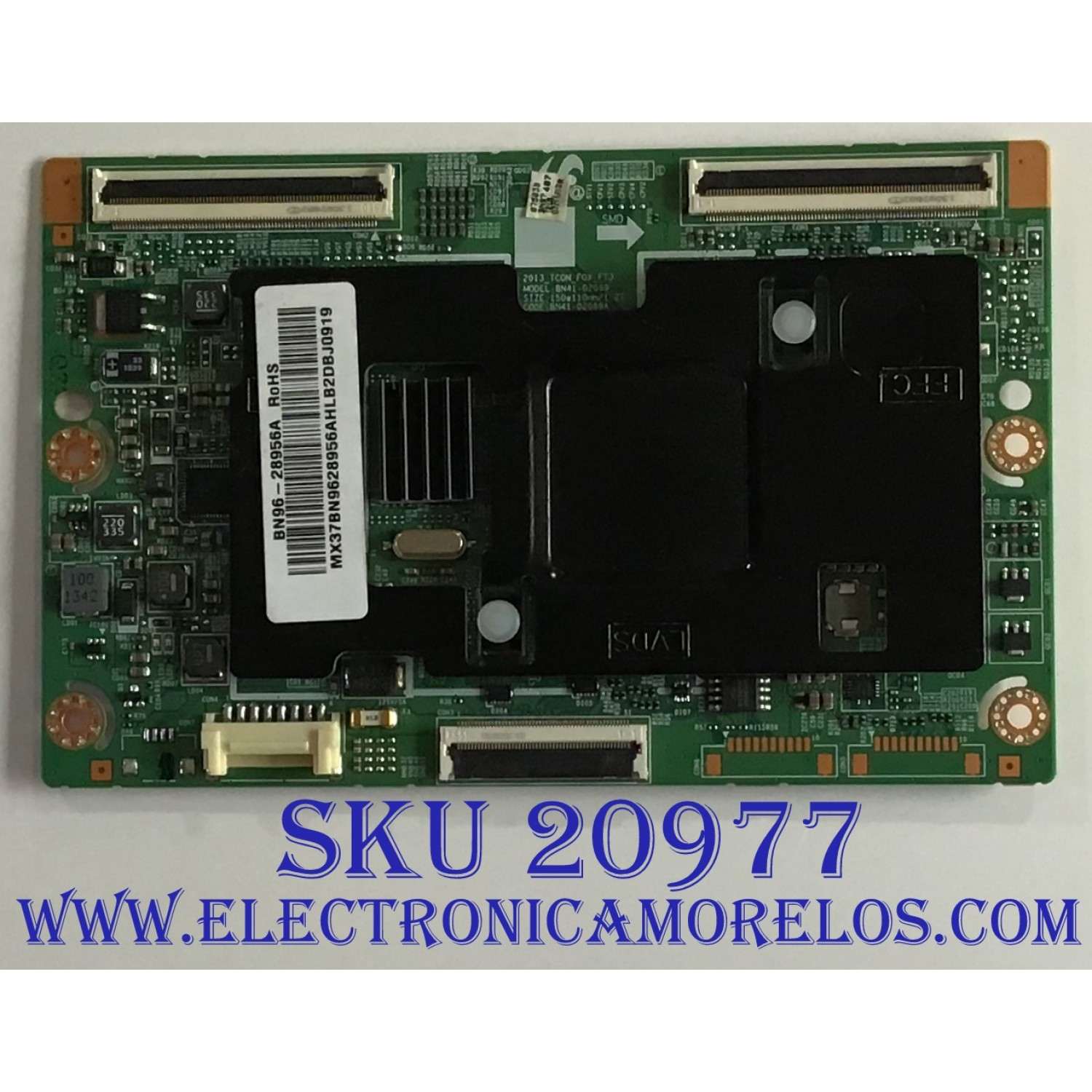 T-CON SAMSUNG / BN96-28956A / BN41-02069A / PANEL CY-HF320CSLV4H / MODELO UN32F6300AFXZA US02