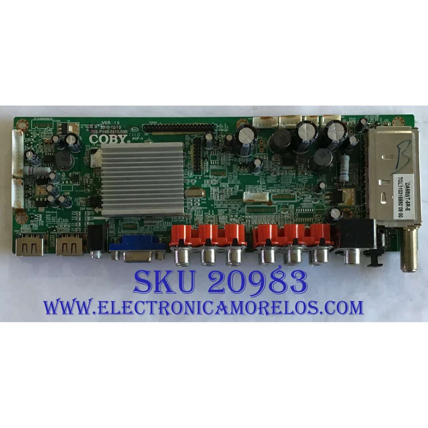 MAIN COBY / 002-FV40-2813-00R / 002-FV40-2813 / PANEL LTA400HA07 / MODELO TFTV4028