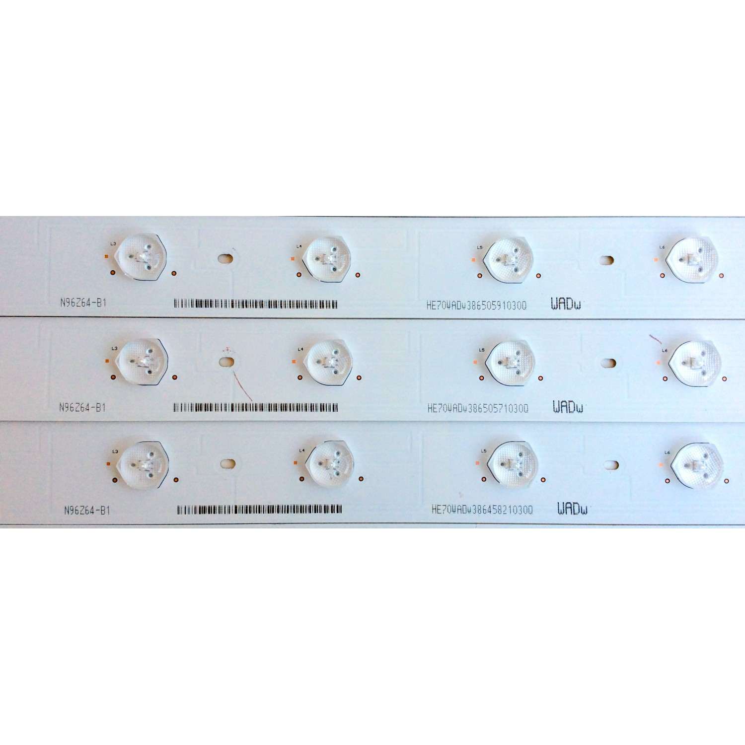 KIT DE LED PARA TV / HISENSE 1161032 / N96Z64-B1 / HE70WADW38645091030Q / Hisense_70_HD700U-B41(110)_32X12_3030CN_V1 / MODELO 70" / PANEL HD700IU-B41(110)	 - Imagen 4