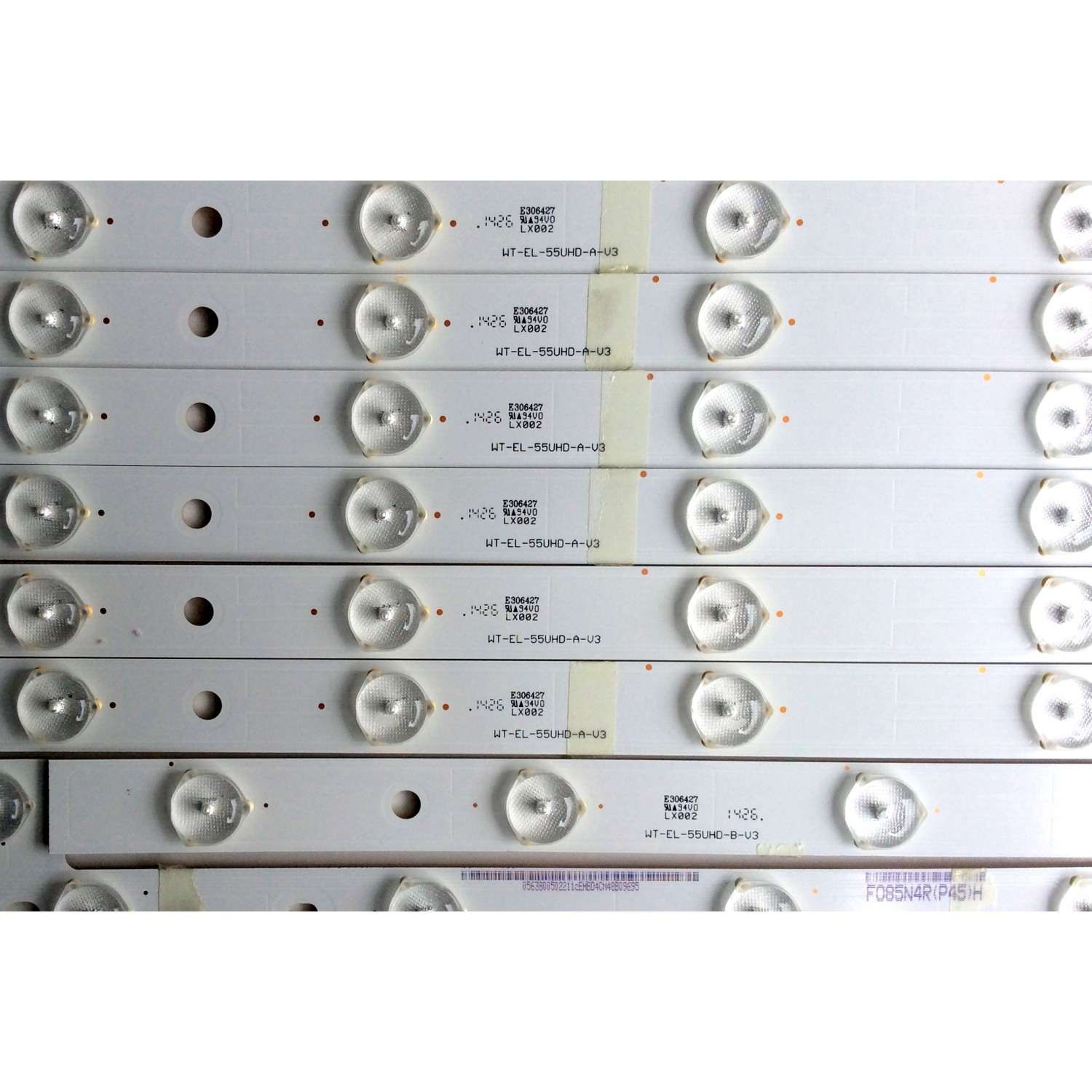 KIT DE LED PARA TV (8 PIEZAS) / VIZIO 56.38005.022 / 05638005022 / WT-EL-55UHD-A-V3 / WT-EL-55UHD-B-V3 / WT-EL-55UHD-C-V3 / F085N4R(P45)H / MODELO P552UI-B2	 - Imagen 2