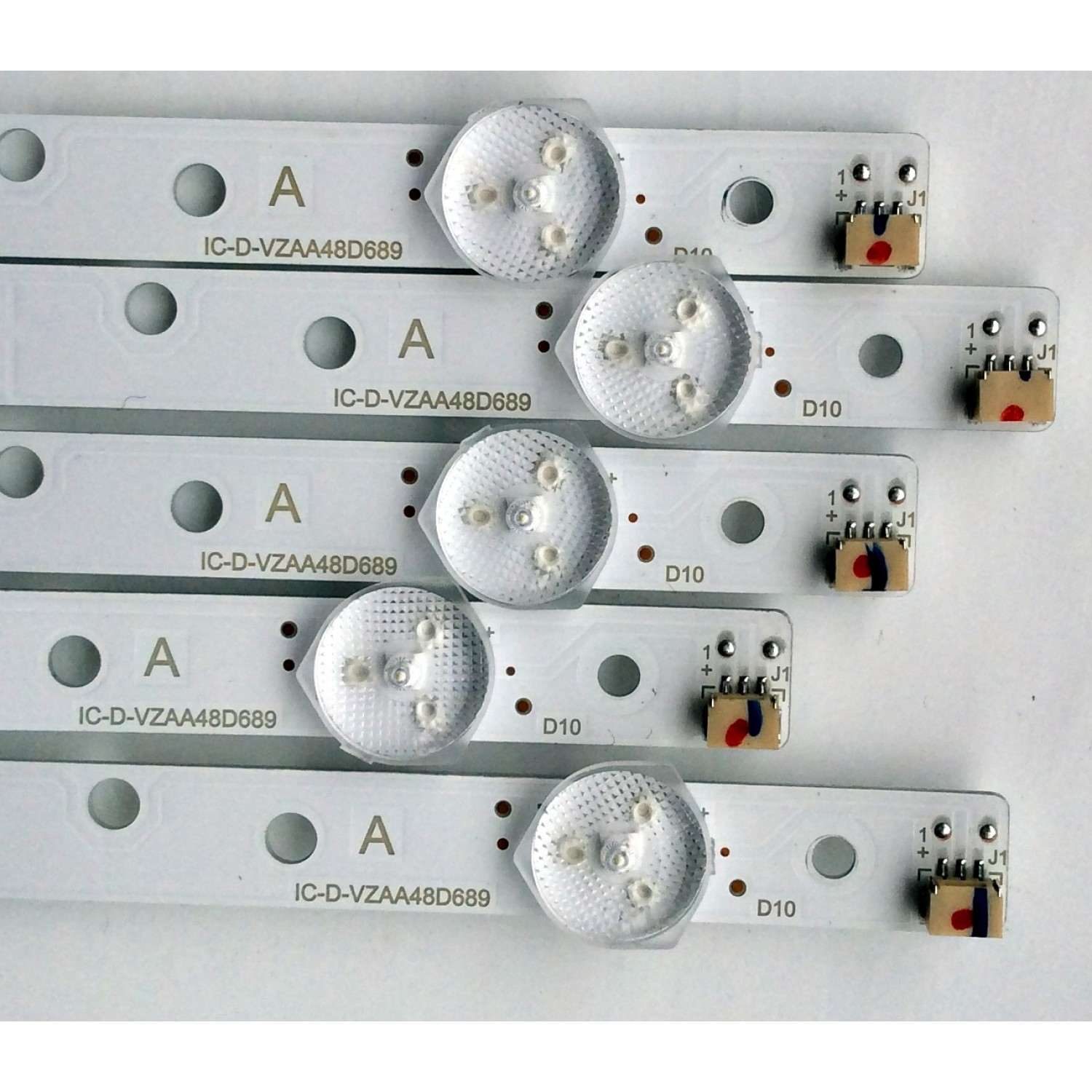 KIT DE LED`S PARA TV (5 PIEZAS) / VIZIO IC-D-VZAA48D689 / 098101003108 / 098101003147 / XY-MC 94V-0 / PANEL LSC480HN8-G01 / MODELOS D48-D0 LAUSTWBR / D48-D0 LAUSTWCS / D48-D0 LAUSTWBS / D48-D0 LAUSTWES / D48-D0 LAUSTWDS / E48-D0 LAUSUBCS - Imagen 3