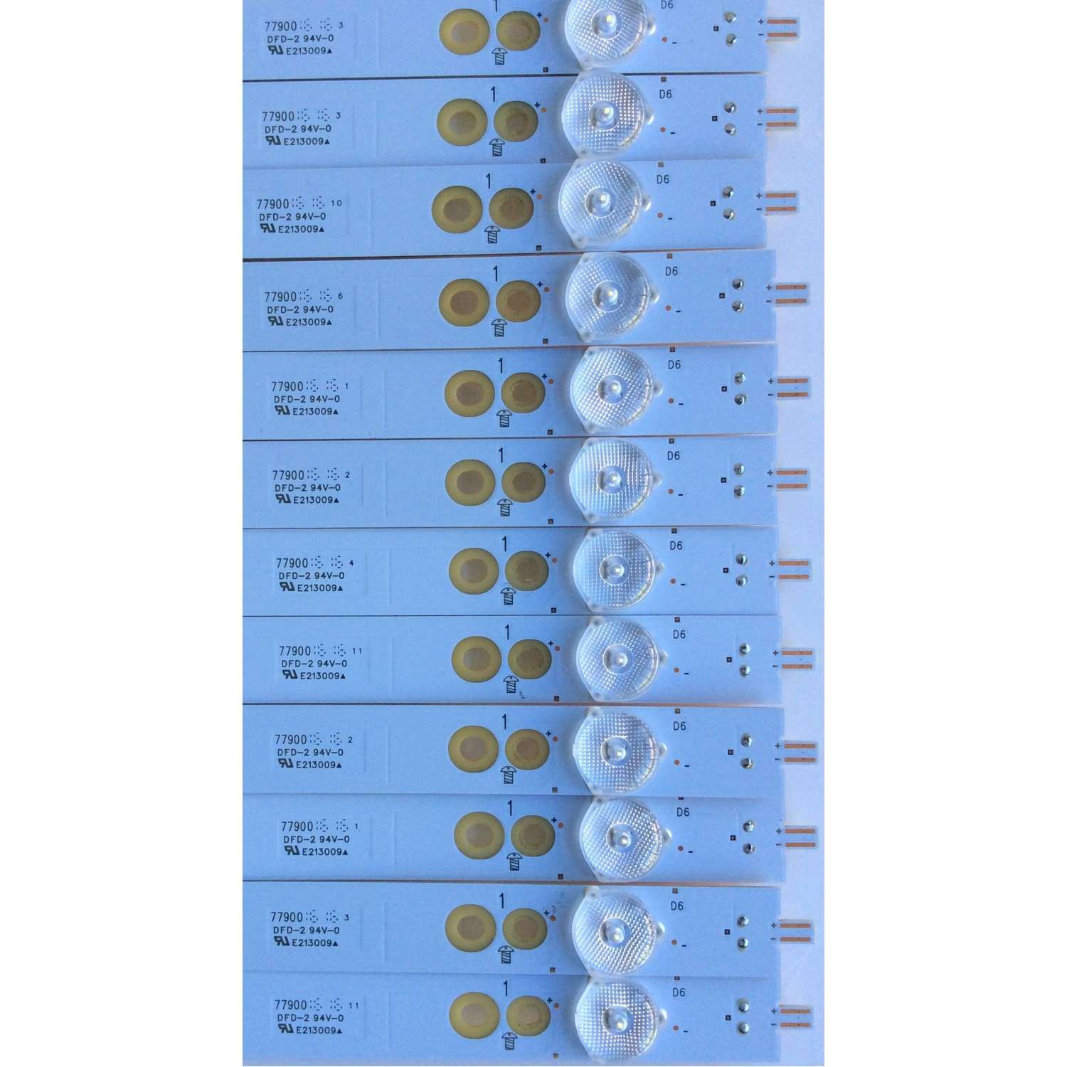 KIT DE LED'S PARA TV VIZIO (12 PIEZAS) NUMERO DE PARTE LB50051 / LB50051 V0_00 / 77900 / 210BZ06D0 / 43030L03L / PANEL TPT500J1-HVN07.U / MODELO E50-D1 LTMWUGAS	 - Imagen 2