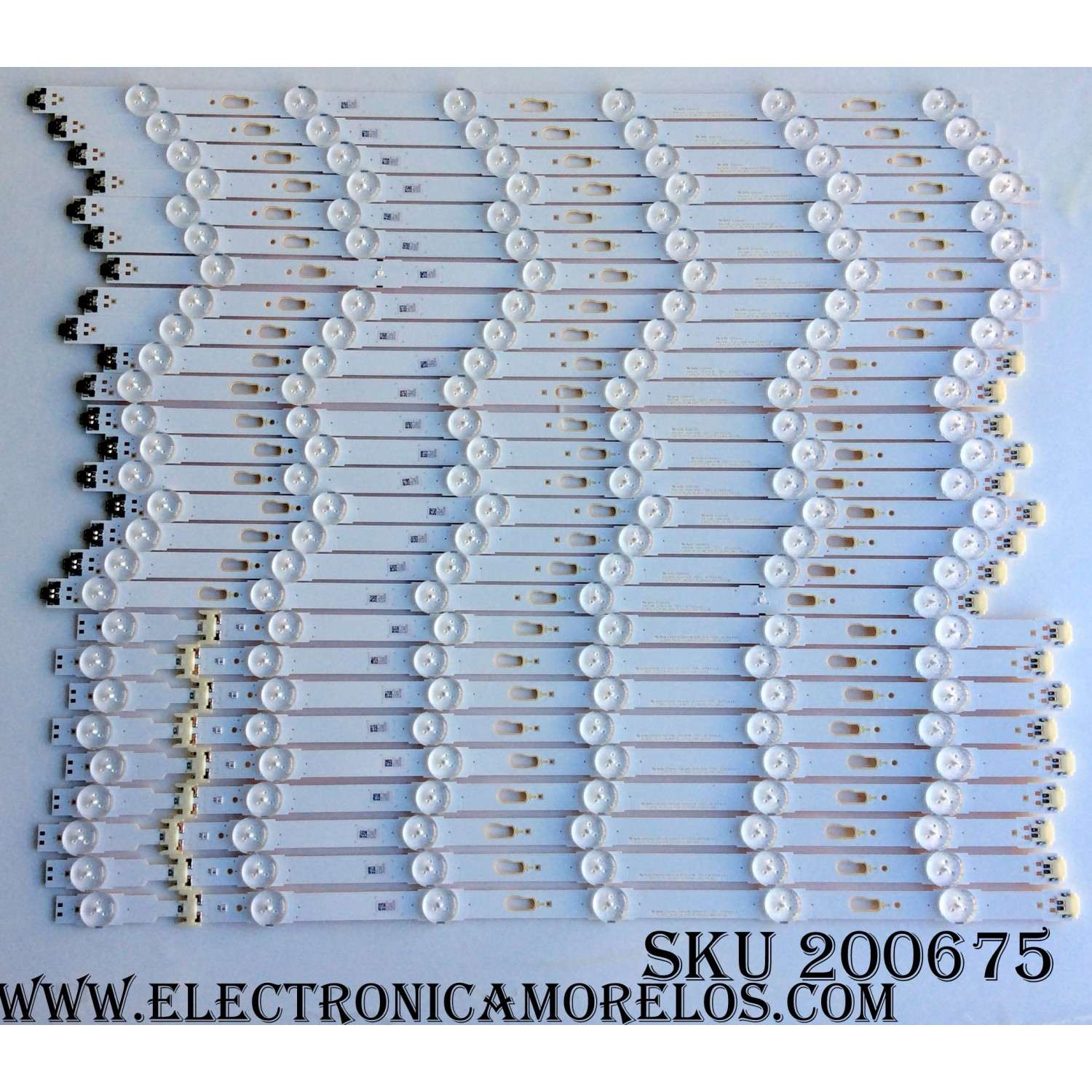 KIT DE LED'S PARA TV SAMSUNG (27 PIEZAS) BN96-34765A / BN96-34764A / BN96-34763A / 34765A / 34764A / 34763A / S_5U70_75_FL_M6_REV1.5_150310 / LM41-00121K / PANEL'S CY-GJ075HGLV1H / CY-GM075FGLV2H / CY-GM075FGLV1H / MODELOS UN75MU6300FXZA / UN75JU6500FXZA