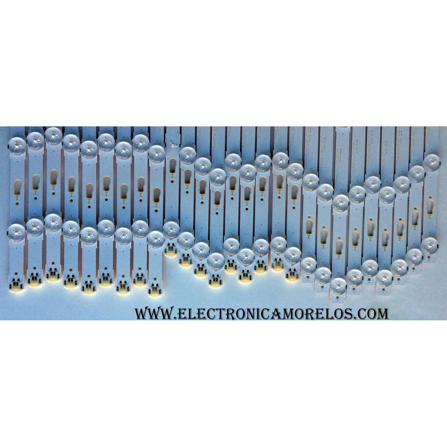 KIT DE LED'S PARA TV SAMSUNG (27 PIEZAS) BN96-34765A / BN96-34764A / BN96-34763A / 34765A / 34764A / 34763A / S_5U70_75_FL_M6_REV1.5_150310 / LM41-00121K / PANEL'S CY-GJ075HGLV1H / CY-GM075FGLV2H / CY-GM075FGLV1H / MODELOS UN75MU6300FXZA / UN75JU6500FXZA - Imagen 3