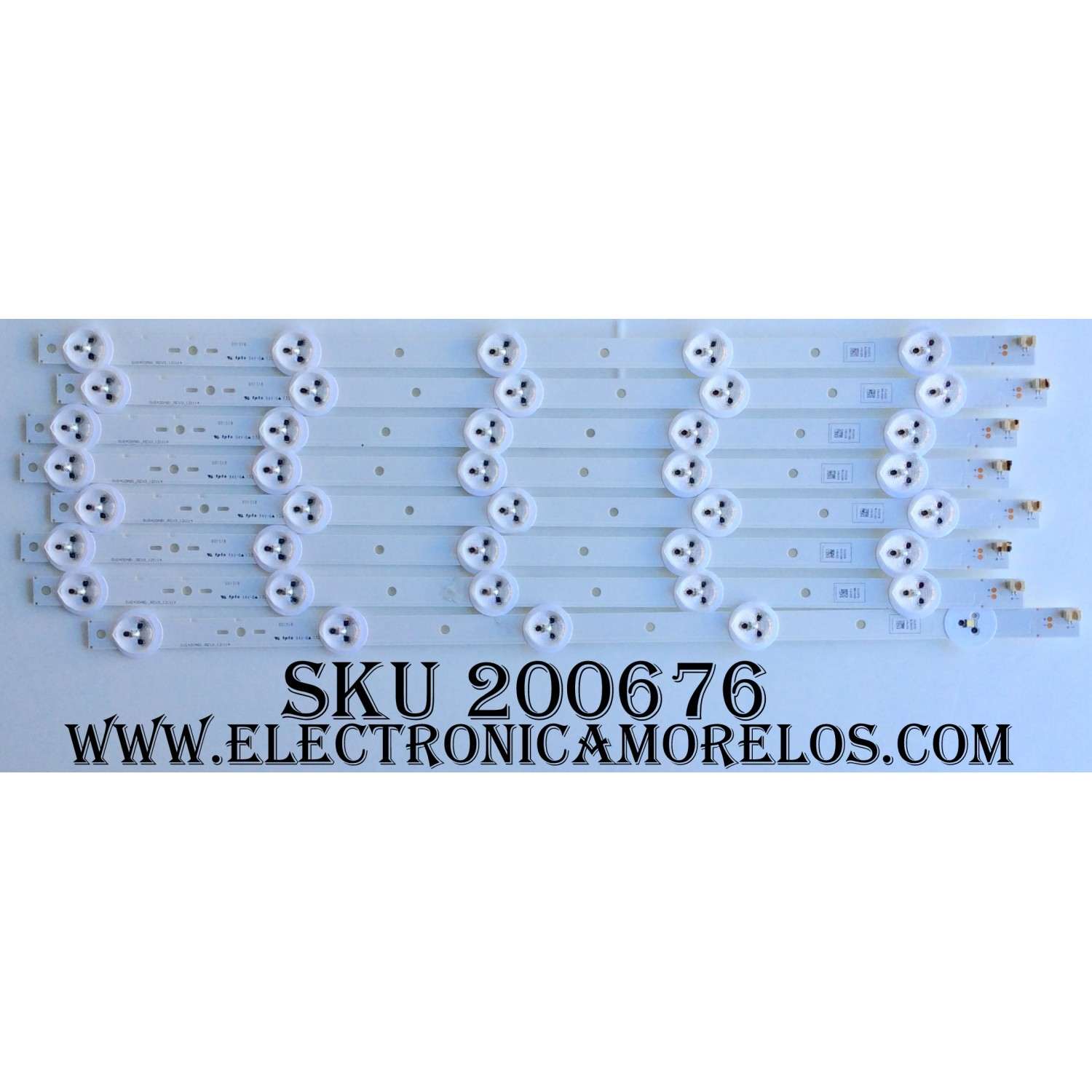 KIT DE LEDS PARA TV LG (5 PZ) / NUMERO DE PARTE EAV65013101 / SSC_Y21 SLIM TRIDENT 43UP80_HKC_PTN0.6_REV00_200819 / SSC_Y21 SLIM TRIDENT 43UP80_S / PANEL NC430TQG-VHKH3 / MODELO 43UP7670PUC.BUSSLJM