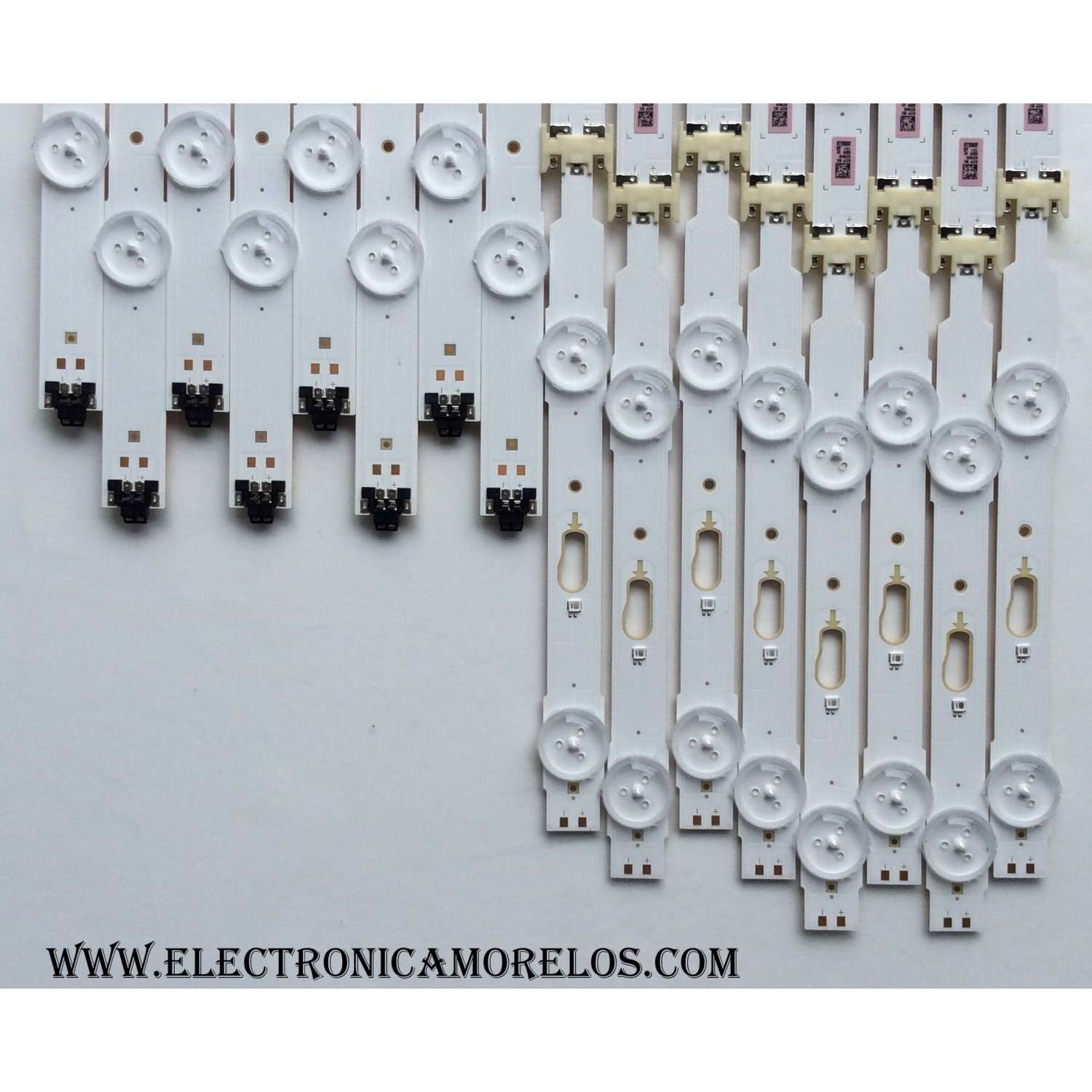 KIT DE LED`S PARA TV (16 PIEZAS) / SAMSUNG BN96-39667A / BN96-39668A / LM41-00121E / LM41-00121F / PANEL`S CY-GK065HGNVCH / CY-GK065HGNVEH / MODELOS UN65KU630DFXZA / UN65KU6300FXZA / UN65KU6290FXZA - Imagen 4