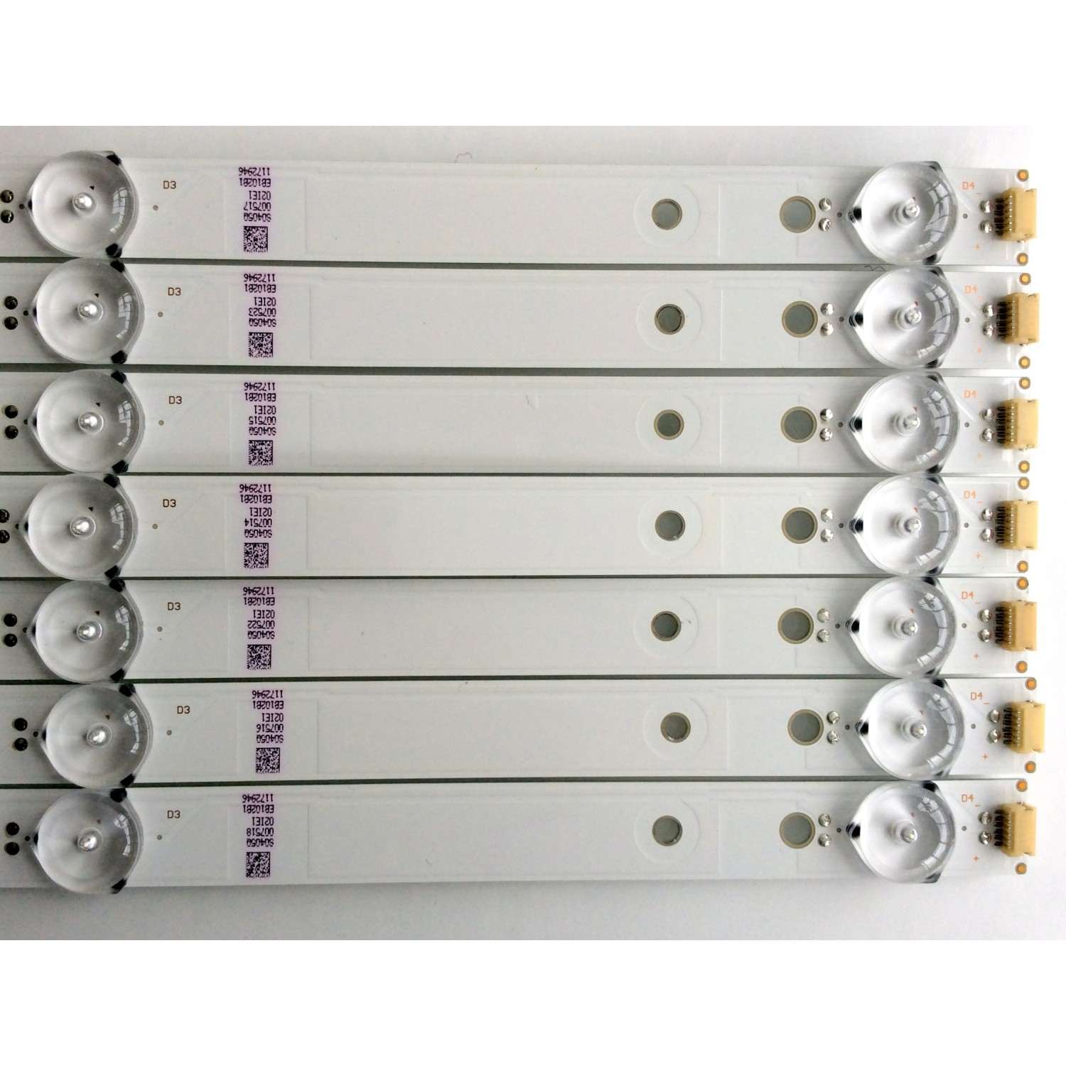 KIT DE LED PARA TV (7 PIEZAS)  / RCA 1172946 / 02IE1 / E306084 / SVH420AB2 / SVH420AB3_Rev02_4LED_160601(PIN) / MODELO LED43M5000U - Imagen 3