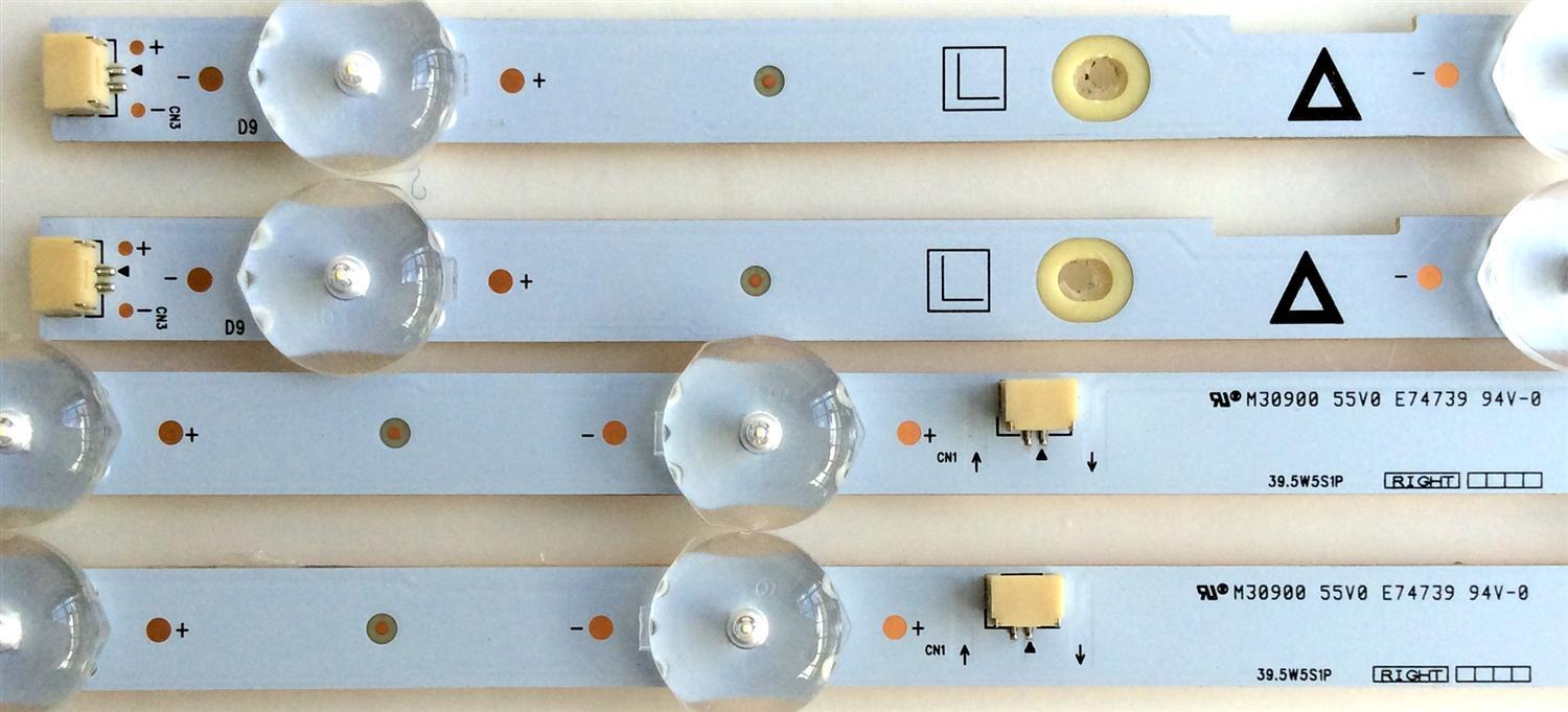 KIT DE LED PARA TV (4 PIEZAS) / SANYO UDULEDLXT003 / UDULEDLXT004 / 39.5W5SIP RIGHT / LB39501 V0_00 / REV:A / JX-DLXT004-3B366-0-D-732 / JX-DLXT003-3B355-0-D-734 / PANEL´S U5A23XT / V400HJ6-PE1 REV:C2 / MODELO FW40D36F / 40PFL4901/F7 - Imagen 2