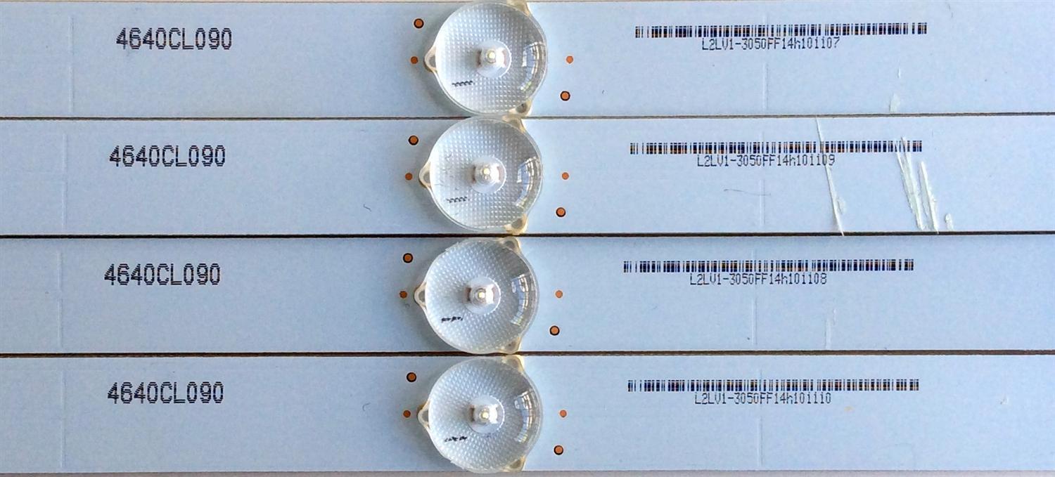 KIT DE LED`S PARA TV (4 PIEZAS) / WESTINGHOSE A-CNBW40D598 / L2LV1-3050FF14H / 21003701 / 4640CL090 / PANEL´S LSC400HN02-G02 / LSC400HN02-G01 / MODELOS ELEFT406 J6G5M / K6G5M / D6G5M / E6G5M / ELEFW408 G5G5M / PLE-4004FHD / WD40FX1170 TW-02101-S040V - Imagen 2
