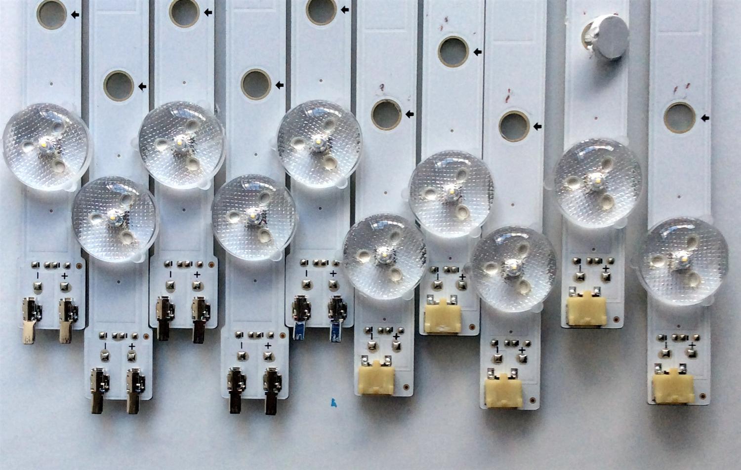 KIT DE LED´S PARA TV (10 PIEZAS) / SAMSUNG BN96-28772A/28773A / 2013SVS55 / LM41-00001P / D3GE-550SMA-R1 / D3GE-550SMB-R0 / SUSTITUTAS BN96-39055A / BN96-30056A / PANEL ´S CY-DF550CSLV1H / CY-DF550CSLV4H / CY-DJ055CSLVZH / CY-DJ055BGLV1H / LH55EDCPLBC/CI - Imagen 4