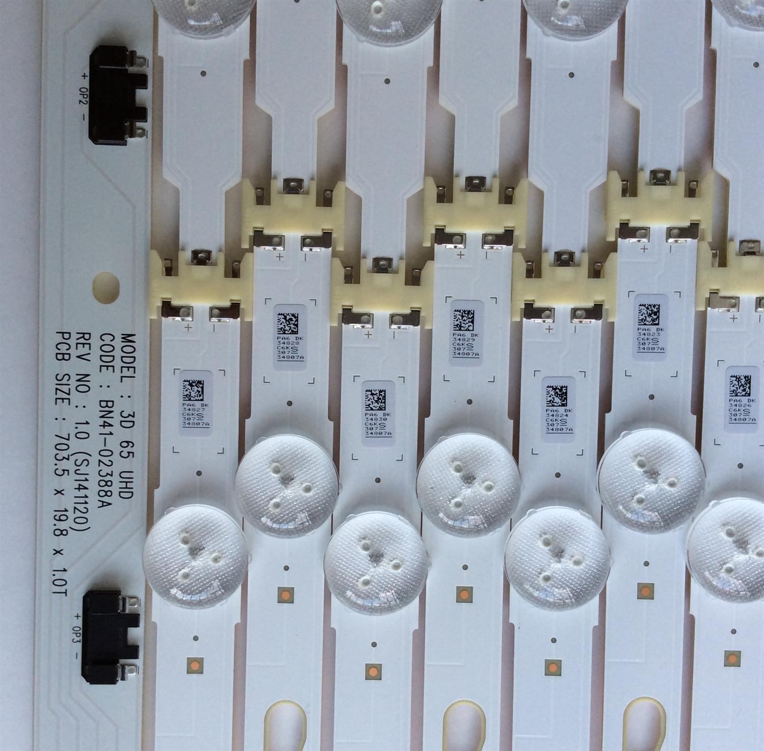 KIT DE LED PARA TV / SAMSUNG BN96-34807A/BN96-34808A / 34807A / 34808A / BN96-34712A / V5DU-650DCB-R1 / V5DU-650DCA-R1 / BN96-34720A / MODELO UN65JU7500FXZA / UN65JU7100FXZA TH01 / UN65JU670DFXZA IH02 / UN65JU6700FXZA TD01 / PANEL CY-WJ065FGAV3H	 - Imagen 5