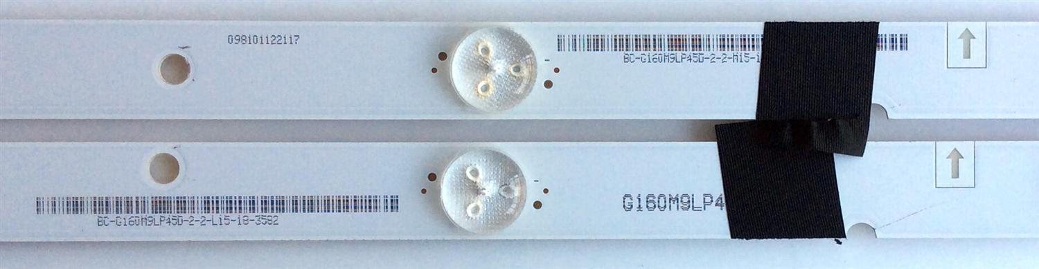 KIT DE LEDS PARA TV VIZIO 2 PIEZAS ORIGINAL / NUMERO DE PARTE IC-C-VZAA32D491A / IC-C-VZAA32D491B / IC-C-VZAA32D491 / G160M9LP45D / 098101122122 / 098101122121 / PANEL LCS320AN02-001 / MODELO D32H-C0 - Imagen 3