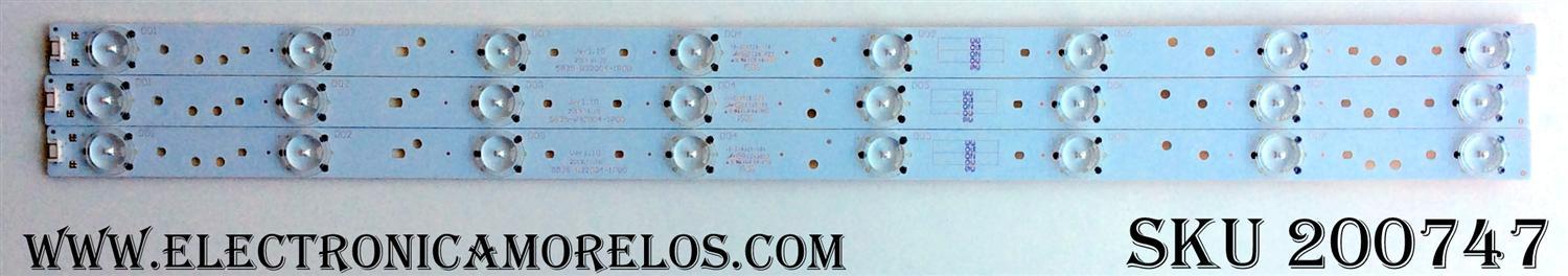 KIT DE LED PARA TV / LG 5835-W32004-1P00 / 10-20932A-02A / 503SWFN0235S /  MODELO 32LF500B-UA / PANEL RDL320HY(BD0-604)	
