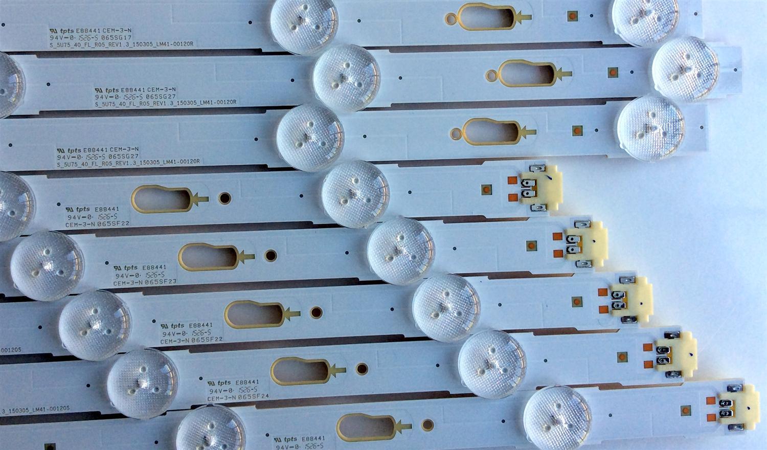 KIT DE LED PARA TV / SAMSUNG BN96-34791A/BN96-34792A /34792A / LM41-00117B / LM41-00117C / S_5U75_40_FL_R05_REV1.3_150305_LM41-00120R / MODELO UN40JU6400FXZA VH01 / UA40JU6600RXXP / PANEL CY-GJ040FLLV1H / CY-WJ040HGLV1H / CY-GJ040HGLVFH / CY-GJ040HGLVGH	 - Imagen 4